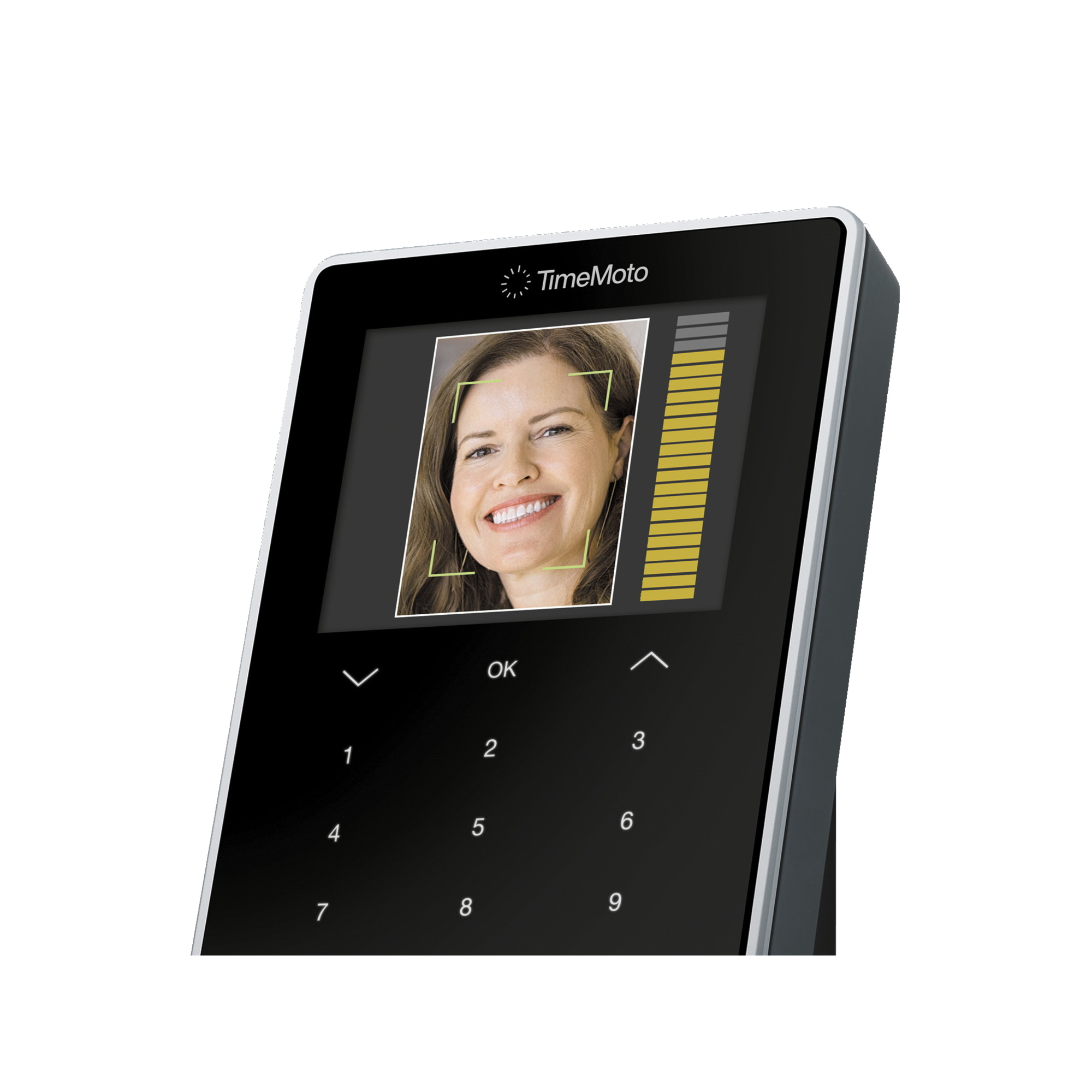 TIMEMOTO Zeiterfassungssystem TM-838 SC 9,95 x 21,5 x 4,43 cm (B x H x T) RFID-Sensor Windows® universell LAN, WiFi, USB-Host
