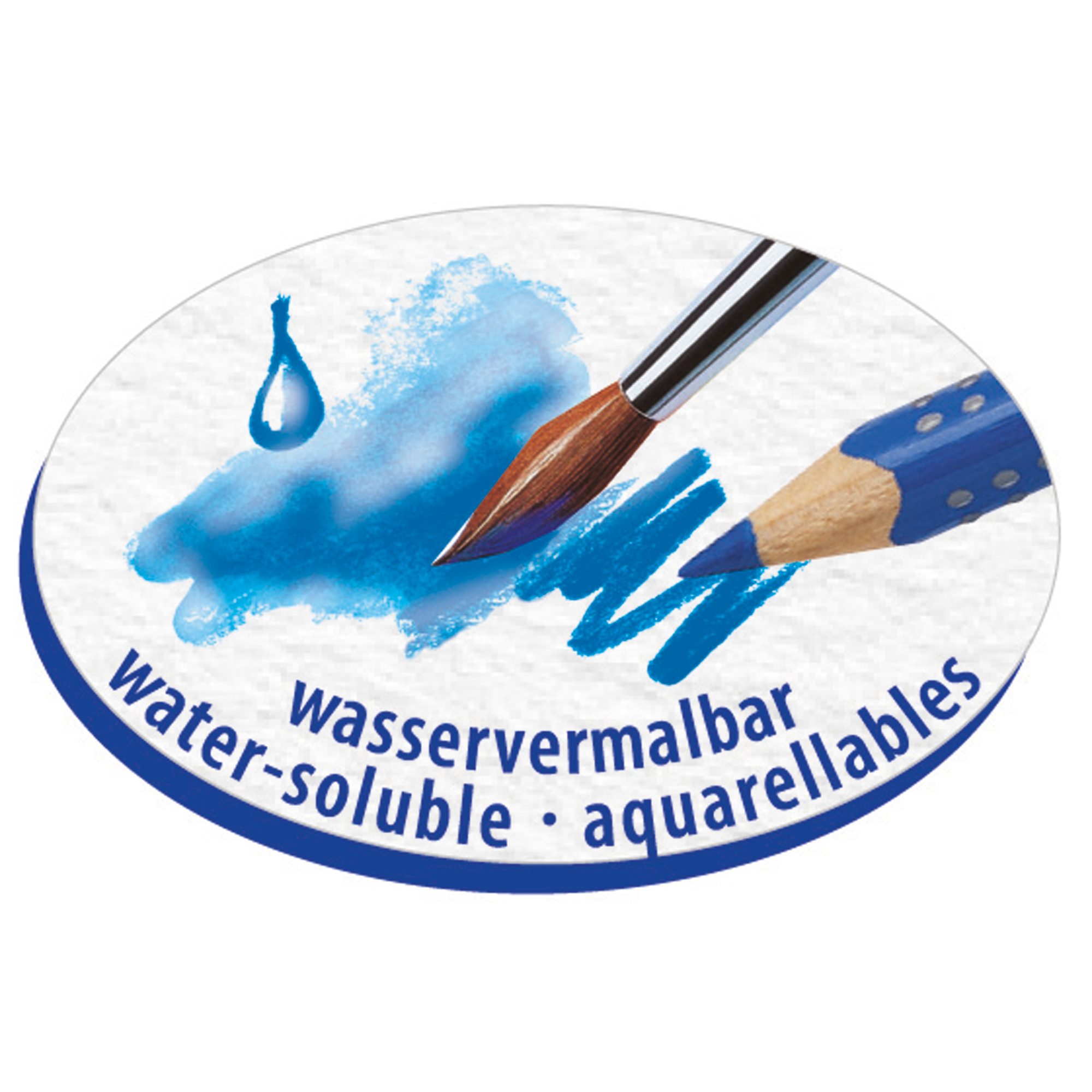Faber-Castell Buntstift Jumbo GRIP farbig sortiert 10 St./Pack.