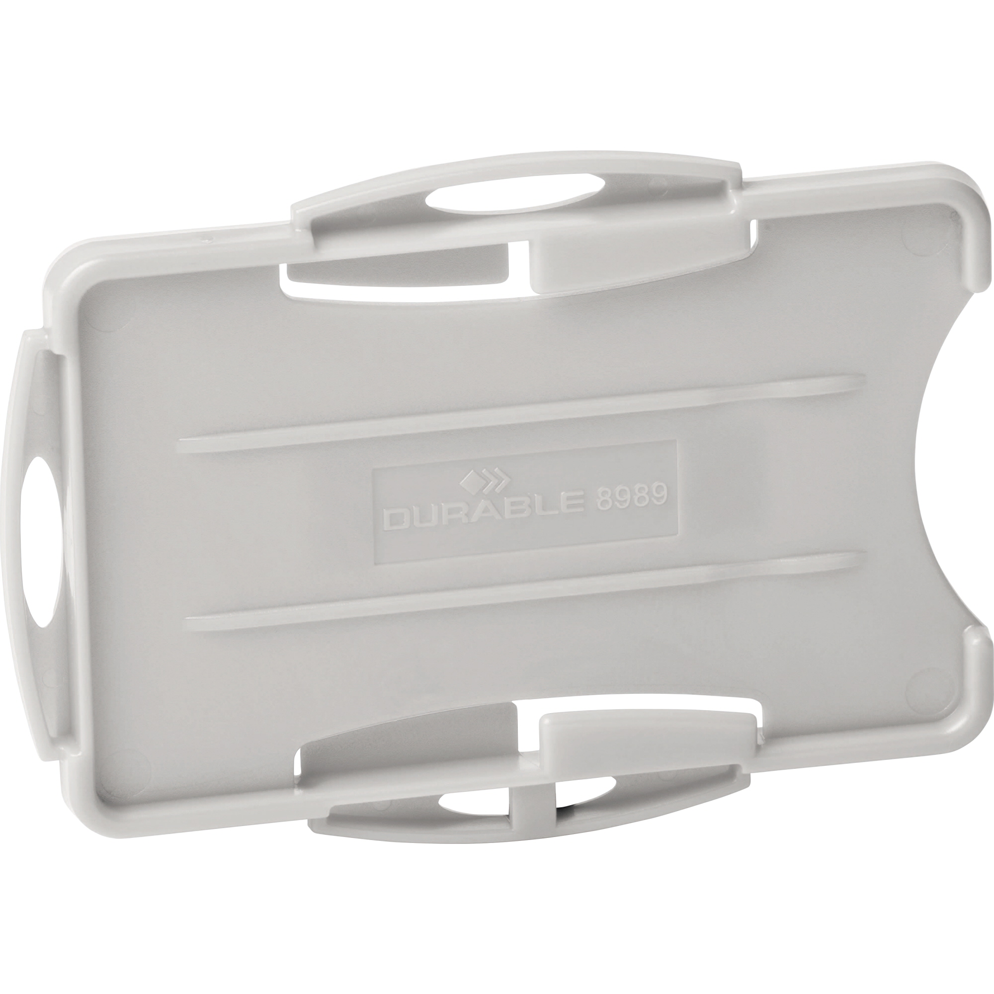 DURABLE Ausweishalter ECO 87 x 54 mm (B x H) Kunststoff, 80 % recycelt grau 10 St./Pack.