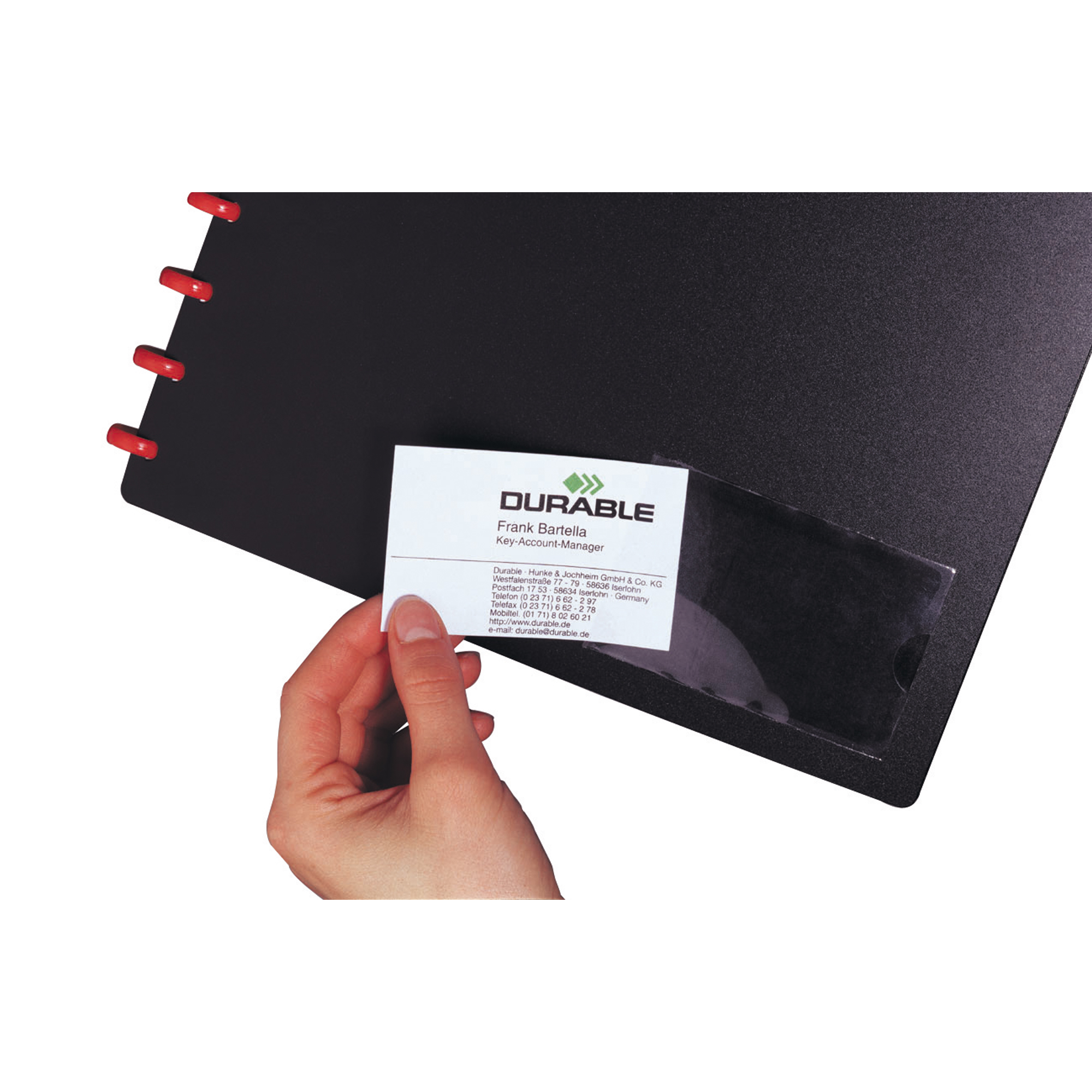 DURABLE Selbstklebetasche POCKETFIX® 10,8 x 7,7 cm (B x H) Polypropylen transparent 10 St./Pack.