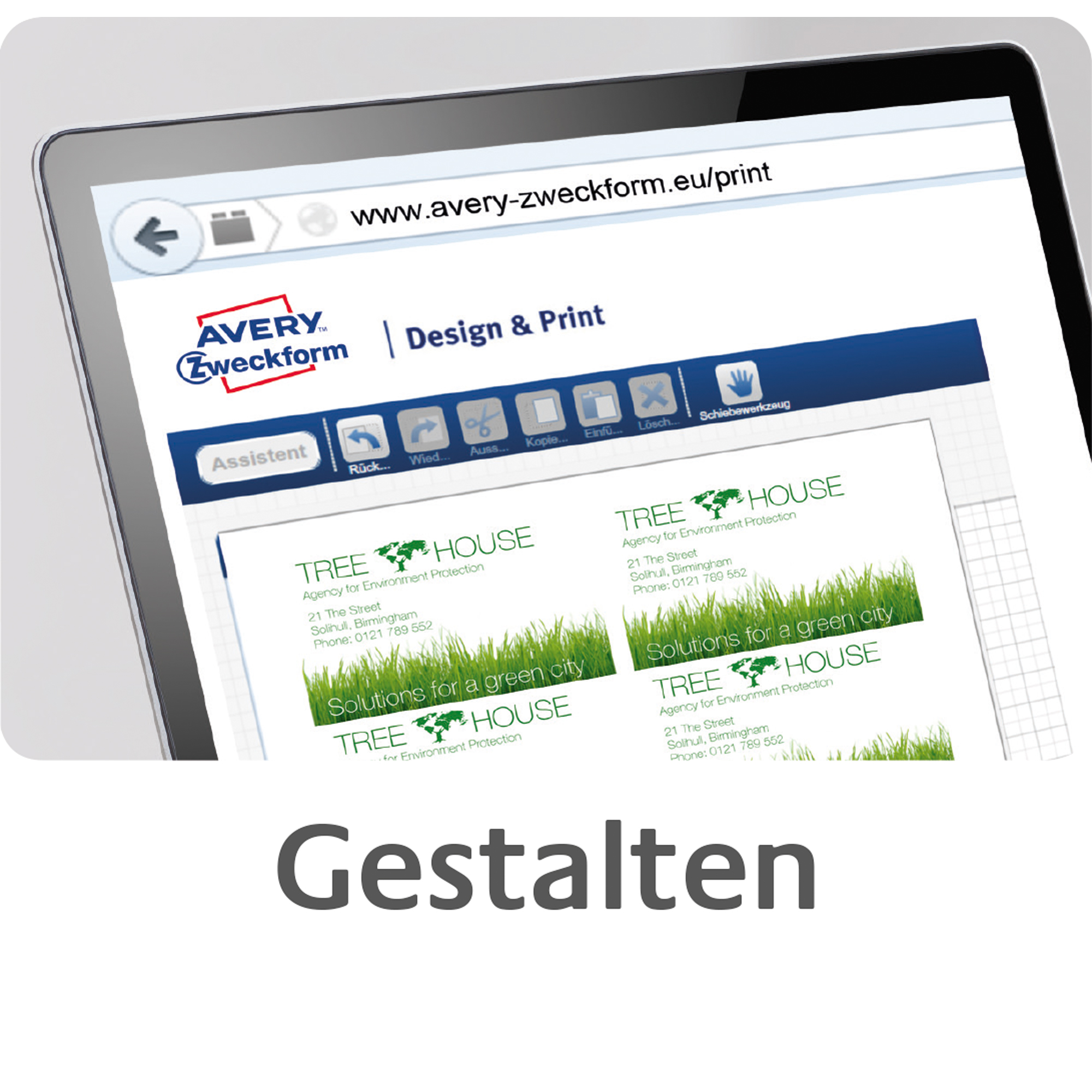 Avery Zweckform Visitenkarte Superior DIN A4 200g/m² weiß 25 Bl./Pack. 250 St./Pack.