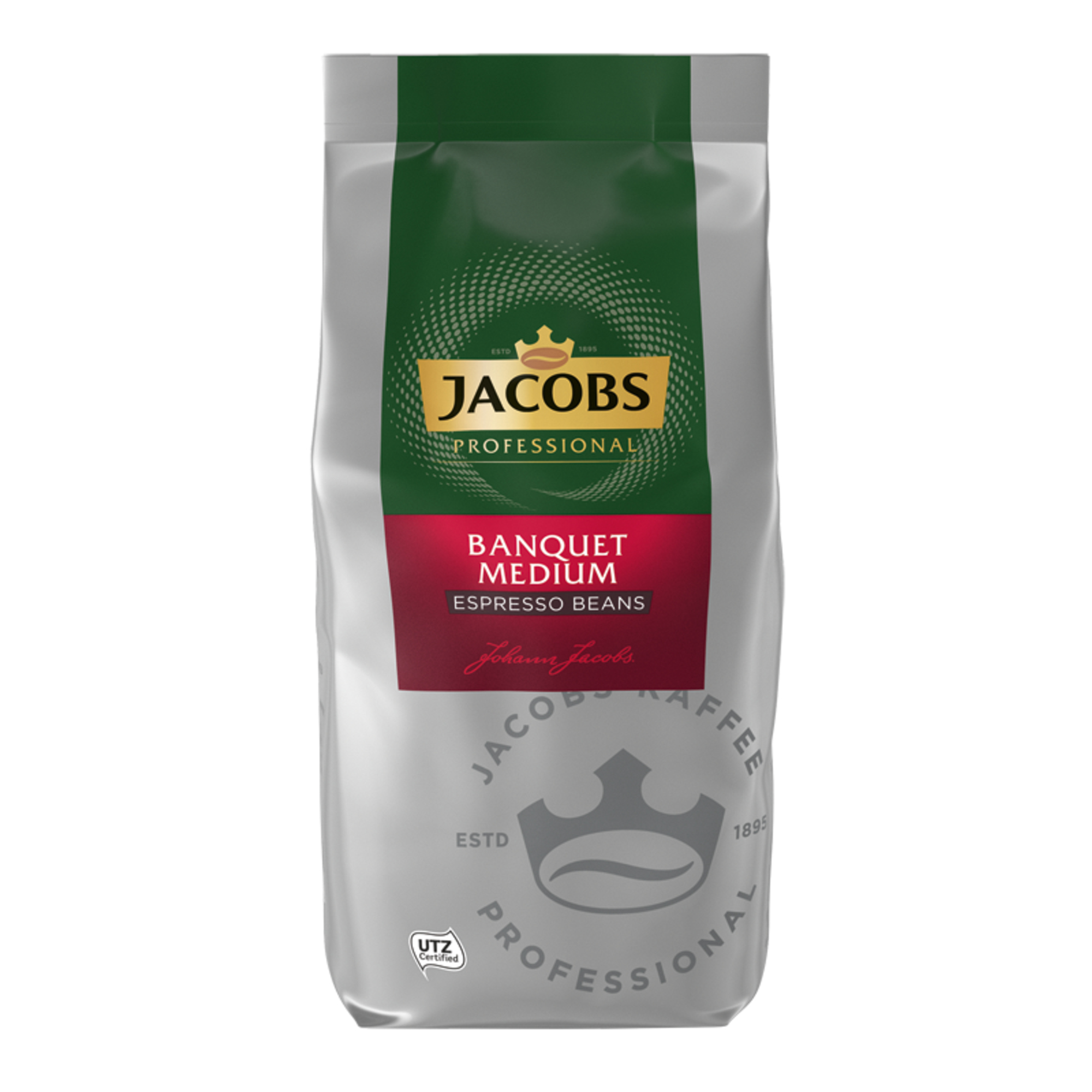 JACOBS Espresso Banquet Medium ganze Bohne 1.000 g/Pack.
