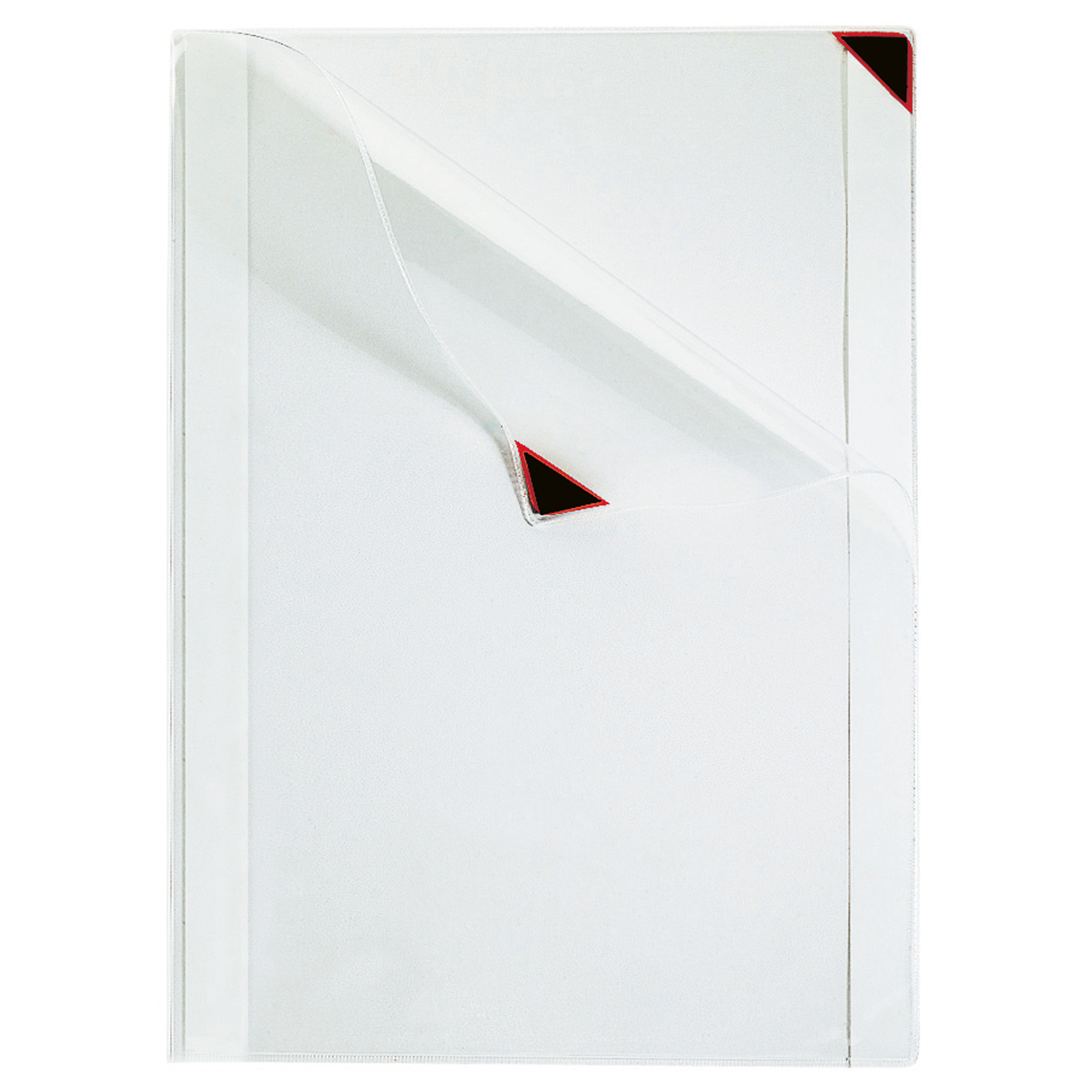 DJOIS Sichttafelhülle Tarifold Kang Easy Clic DIN A4 PVC transparent rot 5 St./Pack.