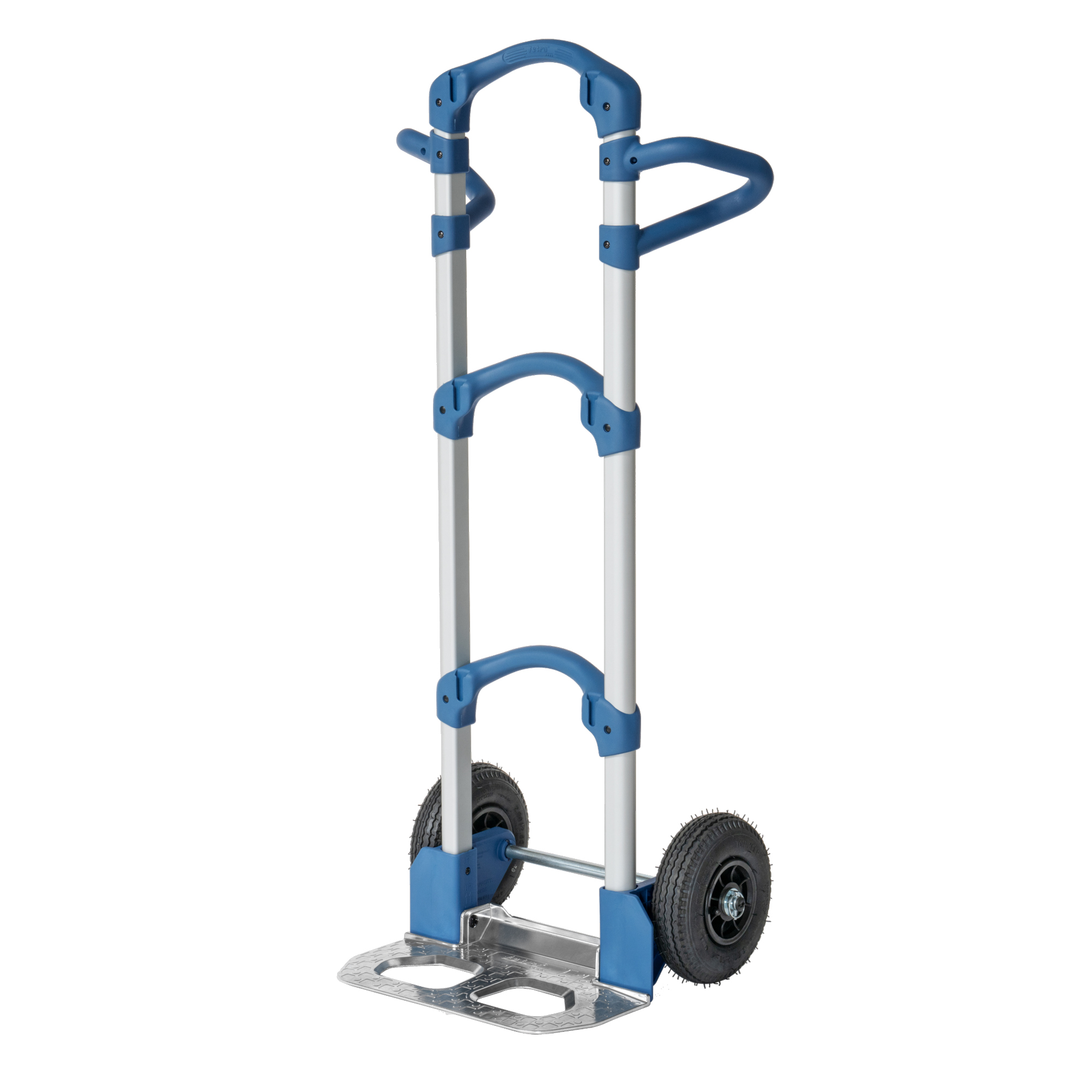 Fetra Sackkarre Wuppi 57 x 125 x 44,5 cm (B x H x L) 200kg Aluminium blau