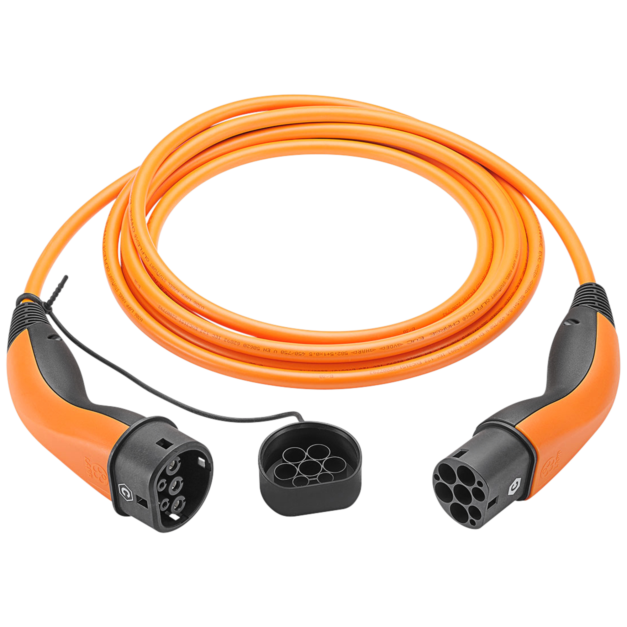 LAPP Ladekabel Elektroauto Standard Plug-in-Hybrid (PHEV) und batterieelektrische Fahrzeuge (BEV) Abdeckkappe (Kupplung) 7,4 kW 5m