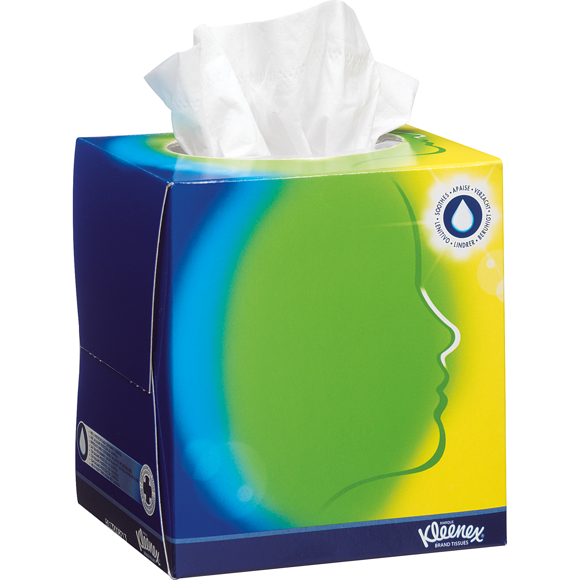 Kleenex® Kosmetiktücher Balsam 20 x 20 cm (B x L) Zellstoff weiß 56 St./Pack.