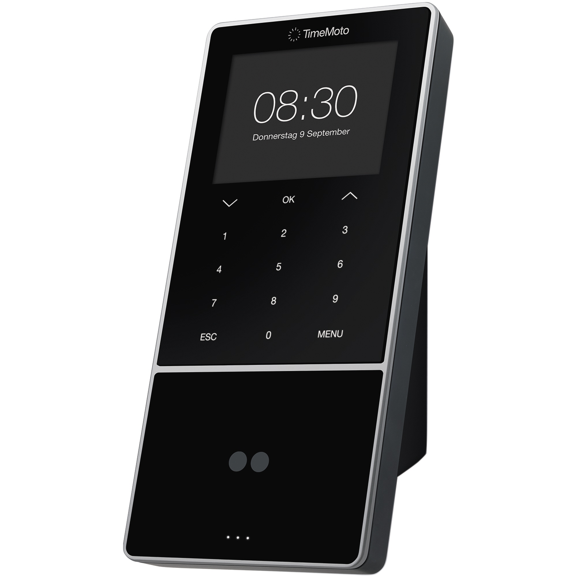 TIMEMOTO Zeiterfassungssystem TM-838 SC 9,95 x 21,5 x 4,43 cm (B x H x T) RFID-Sensor Windows® universell LAN, WiFi, USB-Host