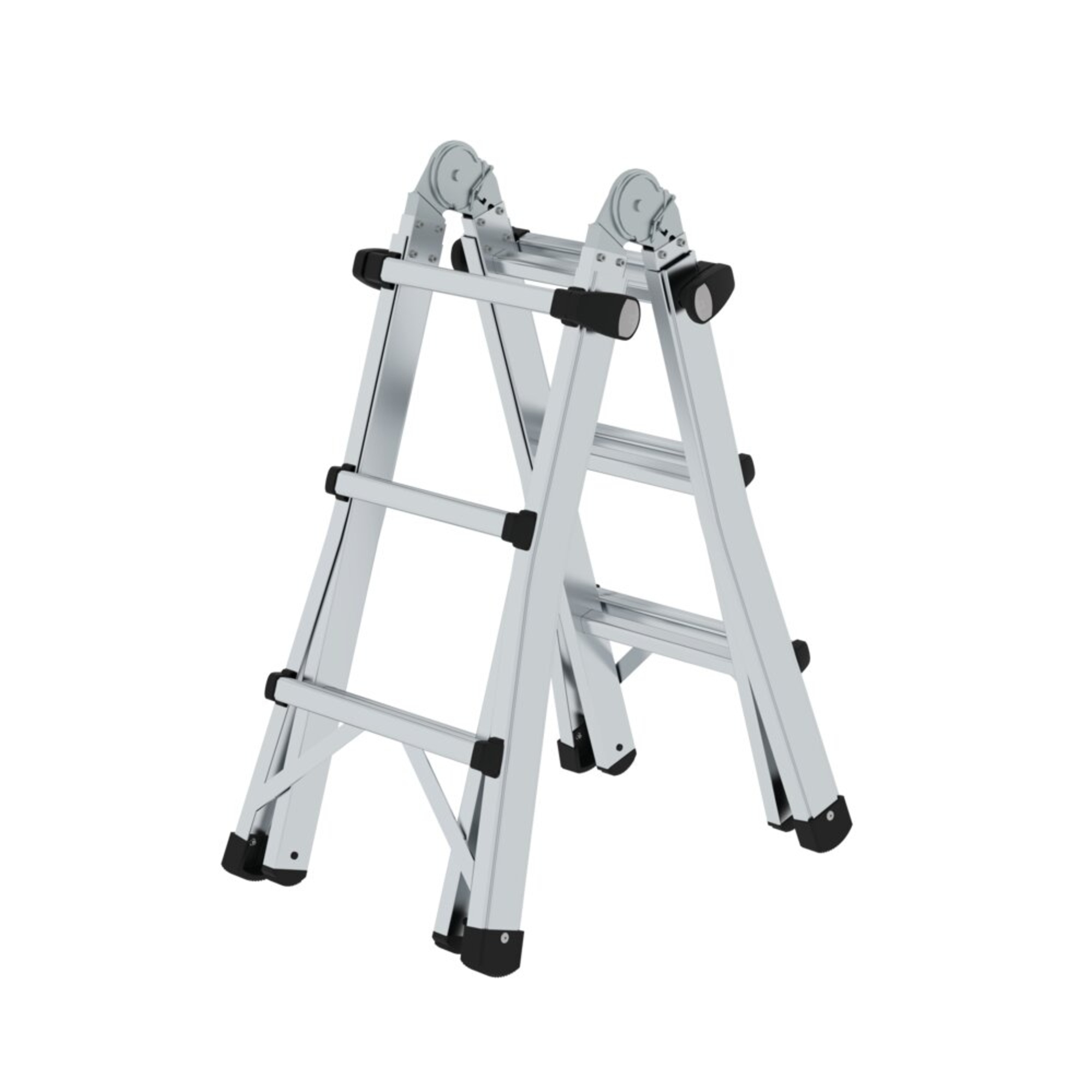 MUNK Teleskopleiter 49,5 x 103 x 19,5 cm (B x H x T) 150kg Aluminium