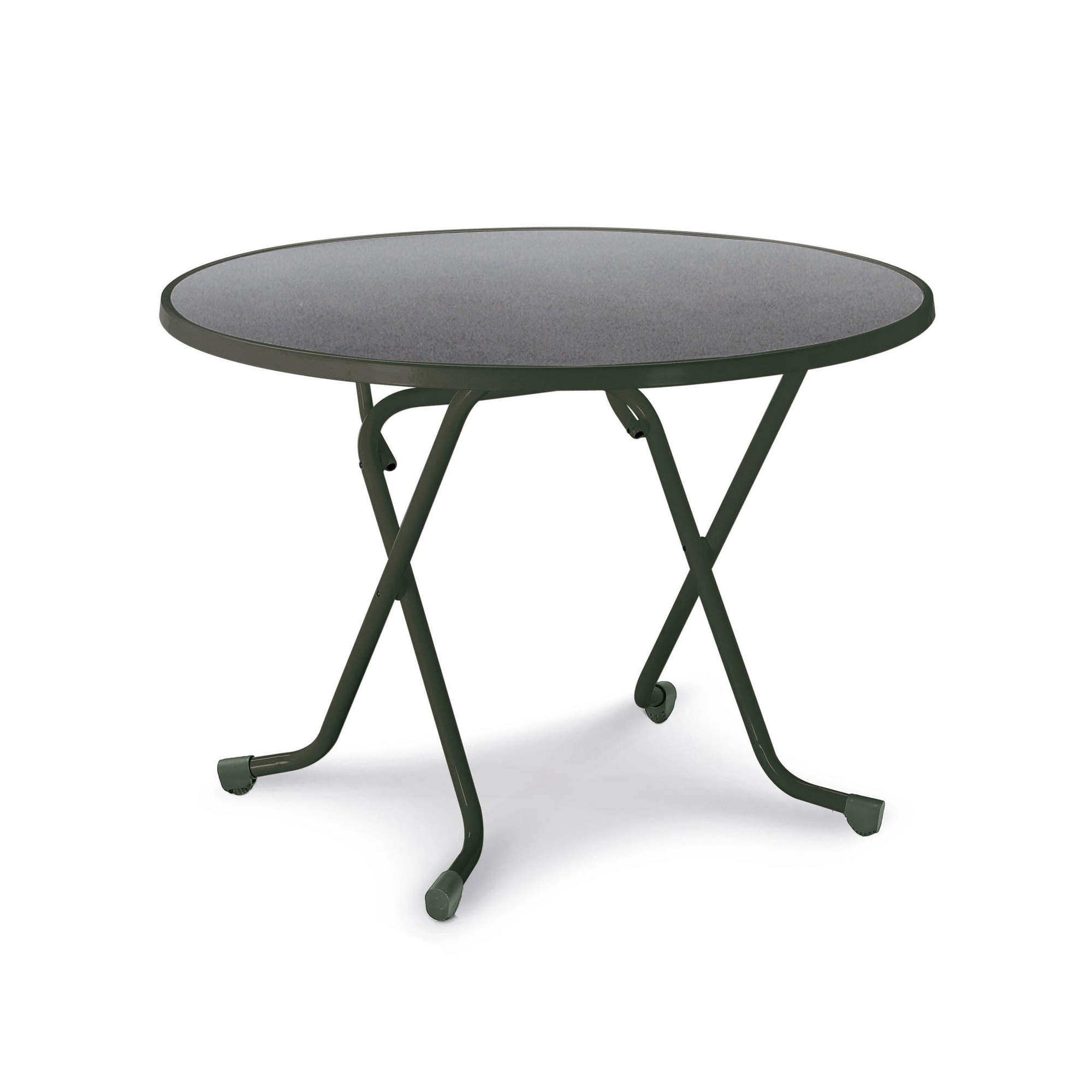 BEST Klapptisch Dublin 1.000 x 730 mm (Ø x H) Alcolit, laminiert anthrazit
