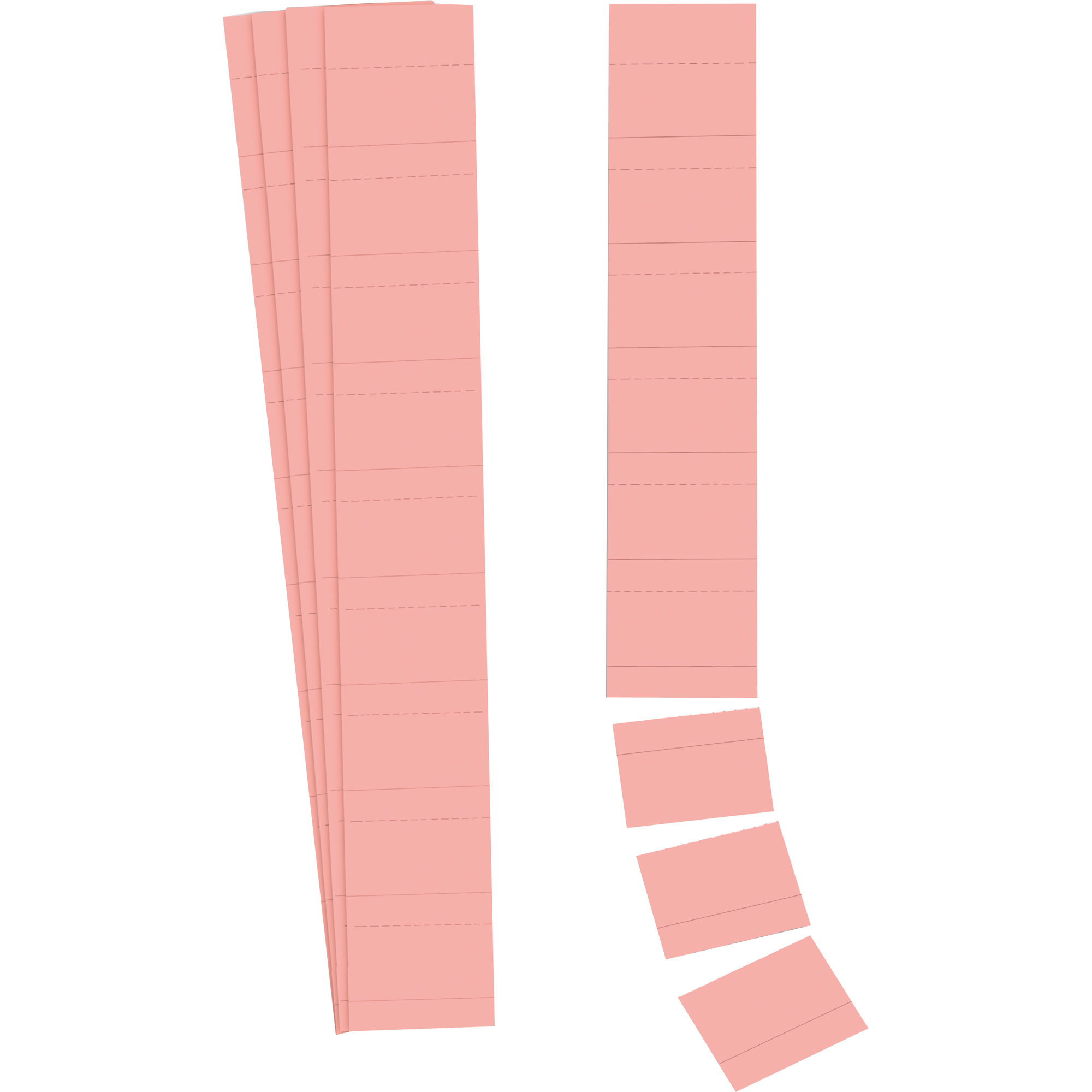 Ultradex Einsteckkarte Planrecord 7 x 3,2 cm (B x H) 190g/m² rosa 90 St./Pack.