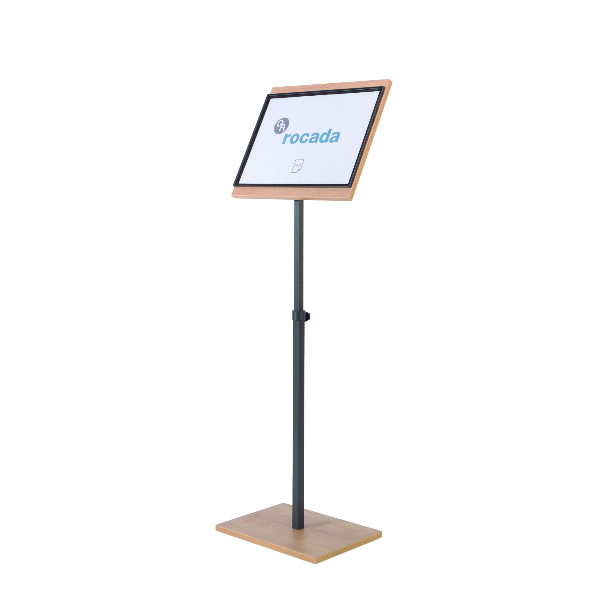 rocada Infodisplay NATURAL 40 x 140 x 30 cm (B x H x T) DIN A3 inkl. magnetische Hülle natur