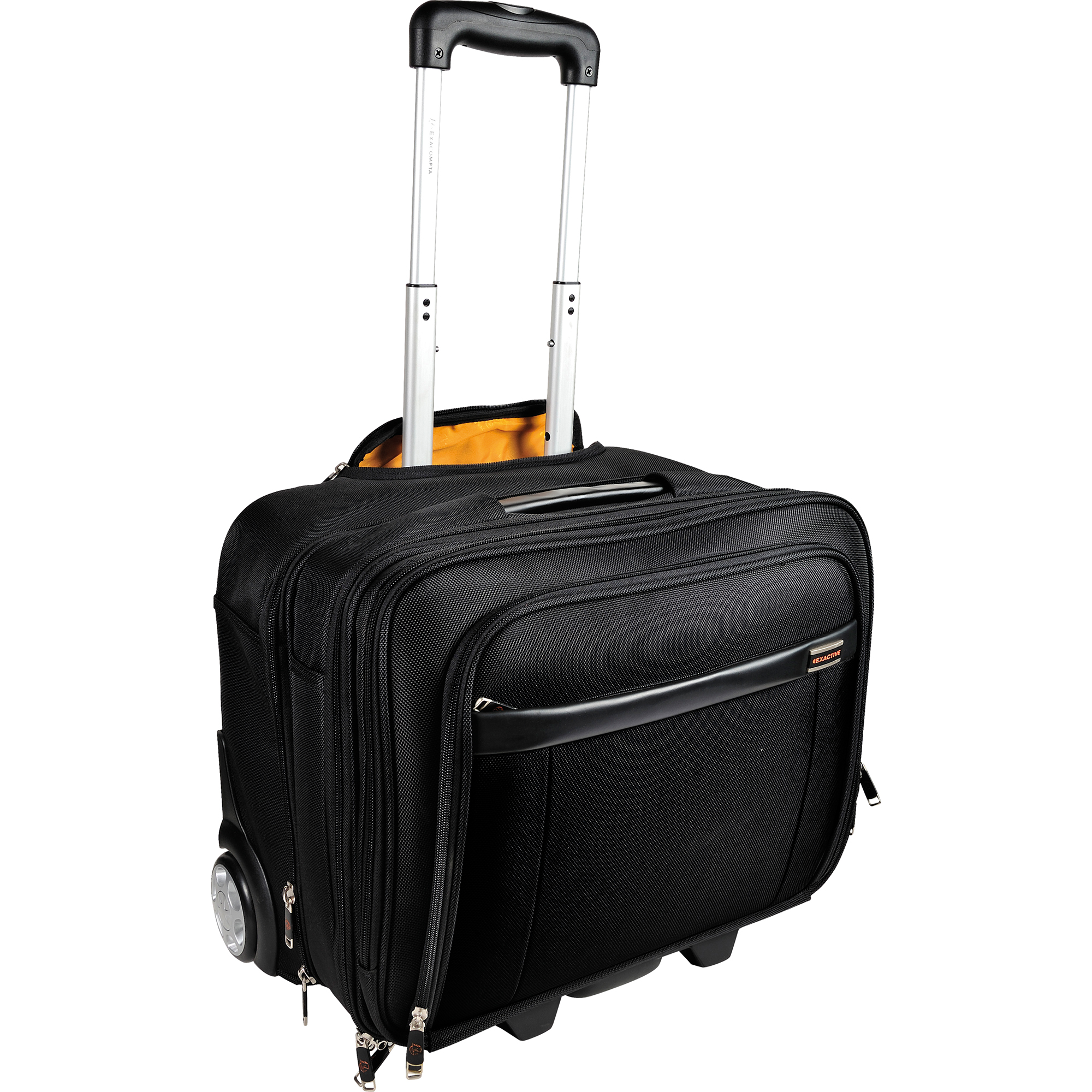 Exacompta Notebooktrolley Exactive® 45 x 39,5 x 25,5 cm (B x H x T) Polyester schwarz/orange