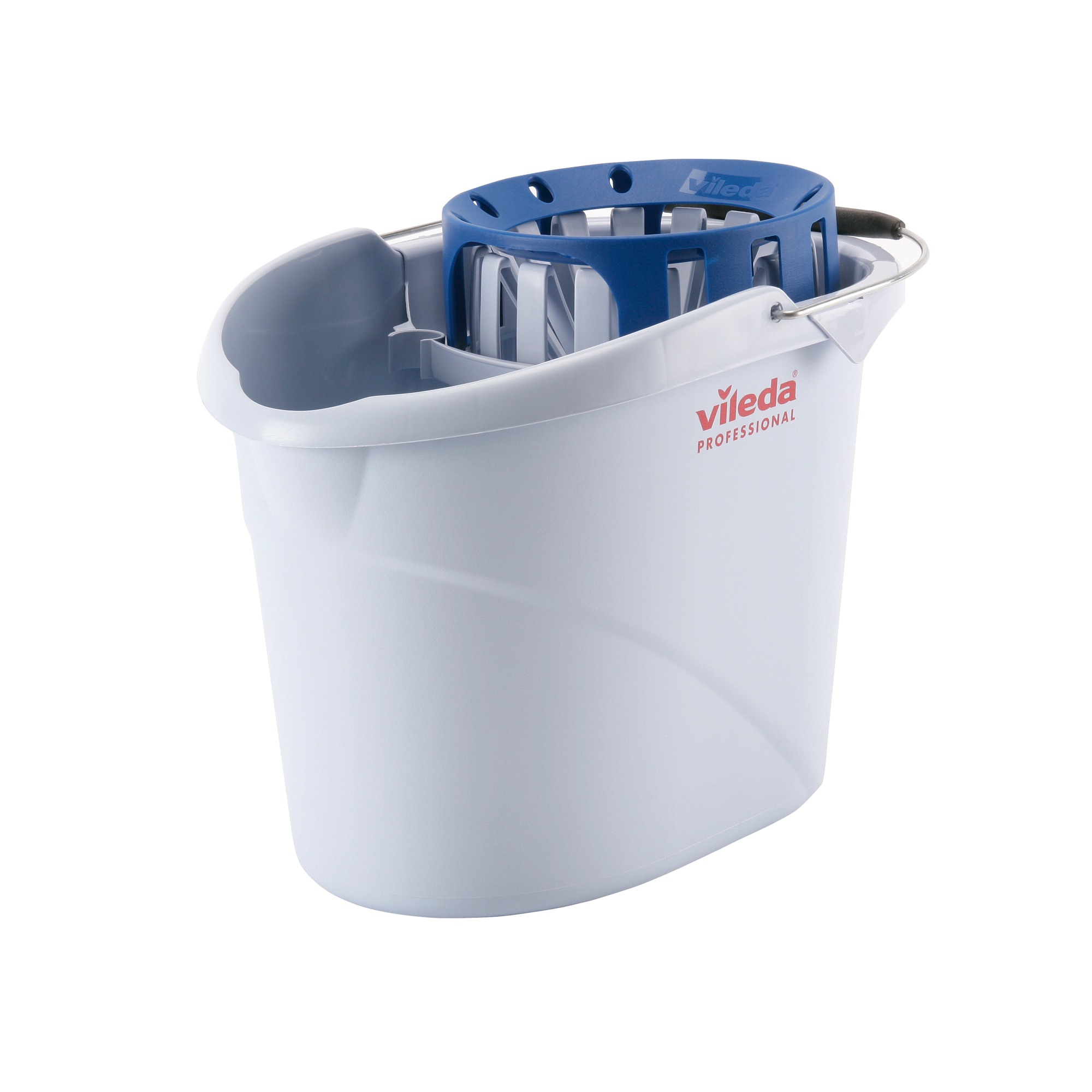 Vileda Putzeimer SuperMop 10l Polypropylen/Stahl grau/blau