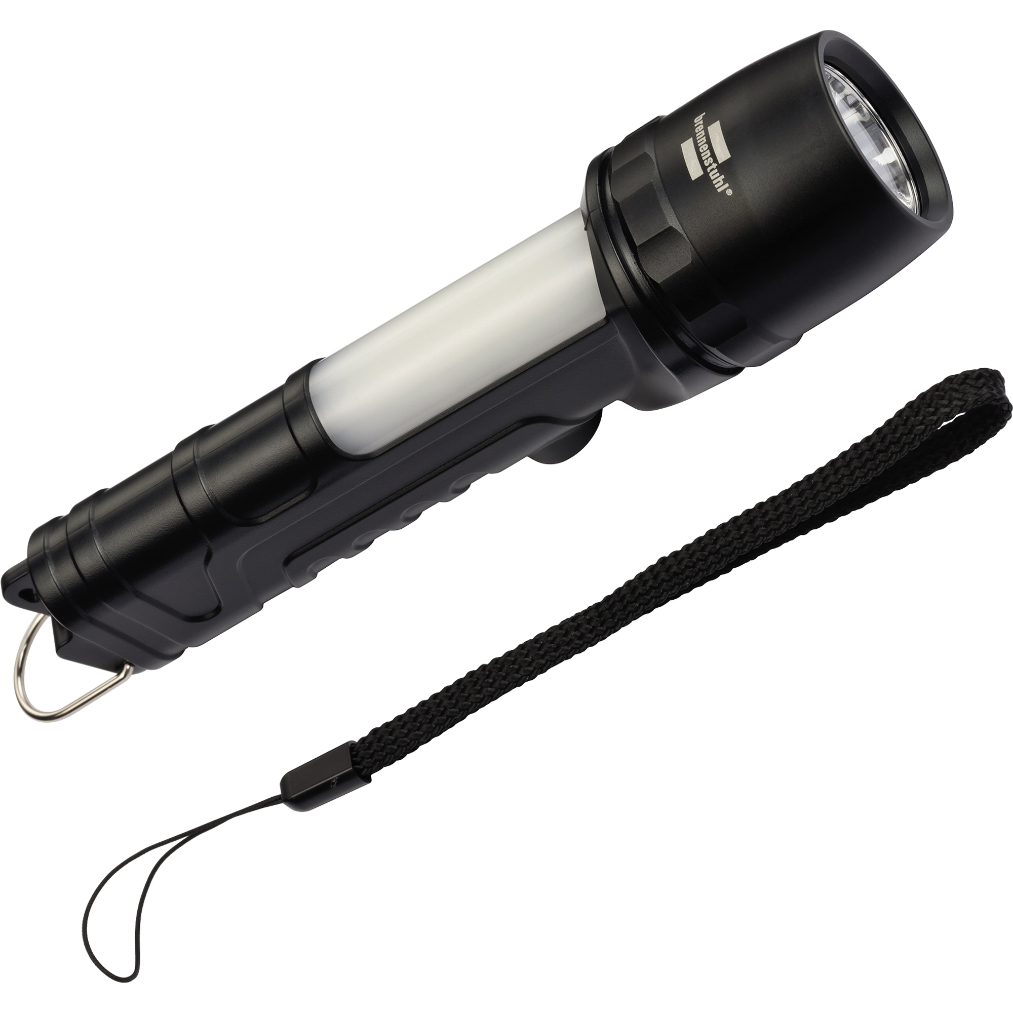 brennenstuhl® Taschenlampe LuxPremium THL 300 200m 360 + 240lm LED Metall