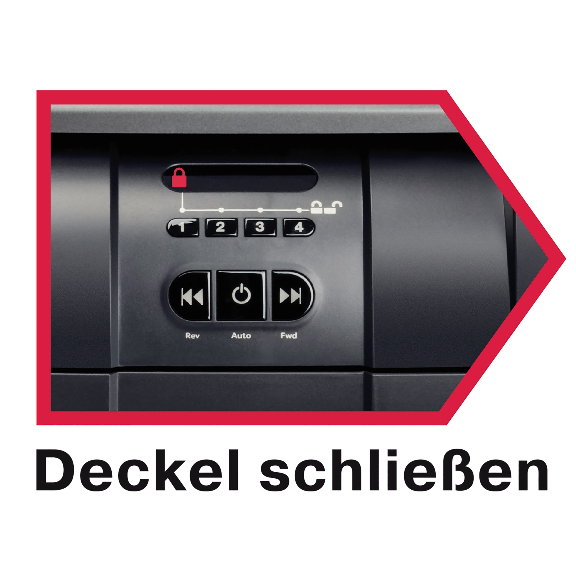 Rexel® Aktenvernichter Optimum AutoFeed+ 750X P-4 Papier, Heftklammern, Büroklammern, Kreditkarten Partikelschnitt schwarz
