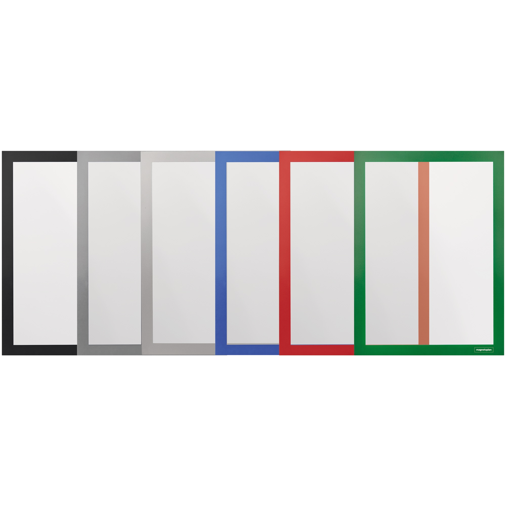 magnetoplan® Magnetrahmen magnetofix DIN A4 Polypropylen farbig sortiert 6 St./Pack.