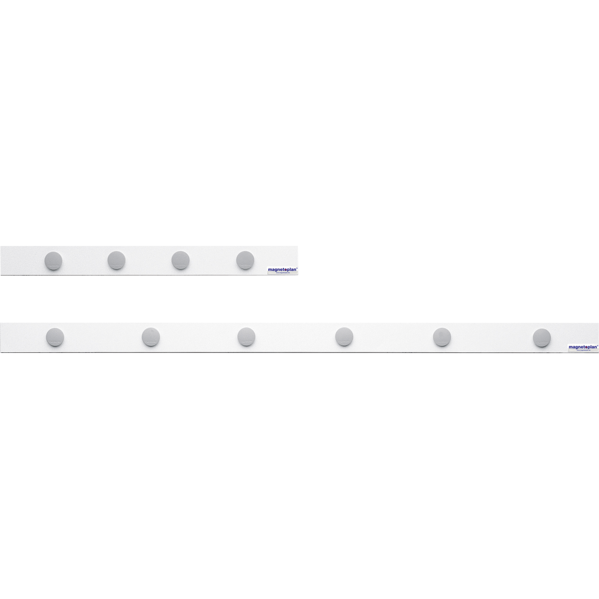 magnetoplan® Magnetleiste magnetowand 5 x 50 cm (B x L) Stahl, kunststoffbeschichtet weiß
