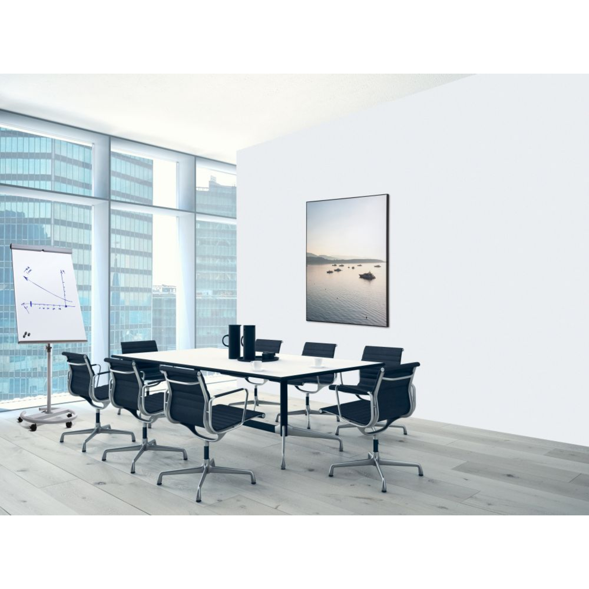 Showdown® Displays Dekobild Schiffe Meer 84,1 x 59,4 cm (B x H) Holz