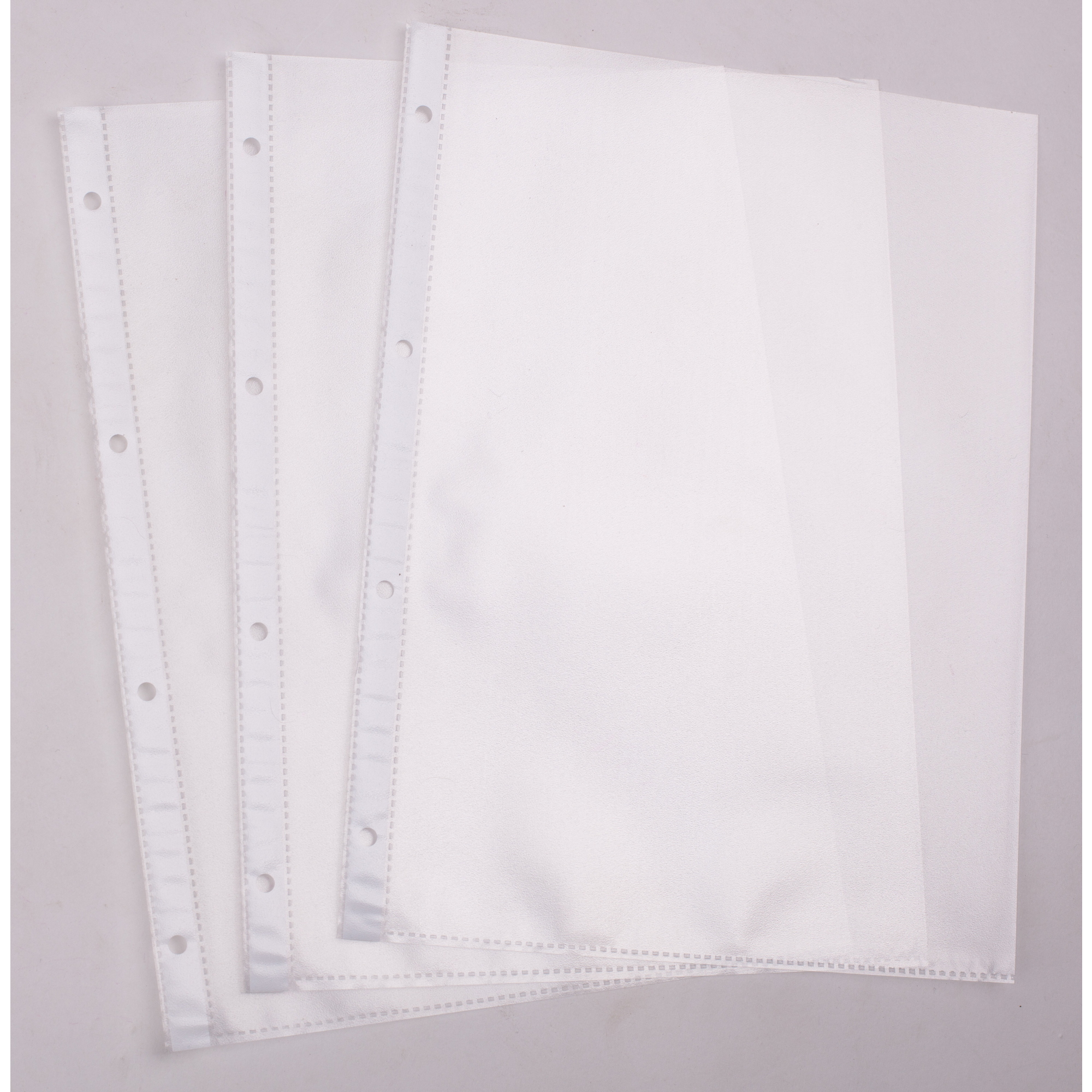 Prospekthülle DIN A4, Überbreite 120µm oben offen Polypropylen transluzent 100 St./Pack.