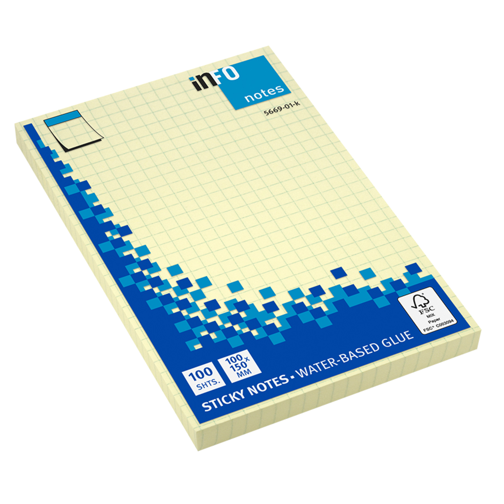 Info Haftnotiz 100 x 150 mm (B x H) gelb 100 Bl.