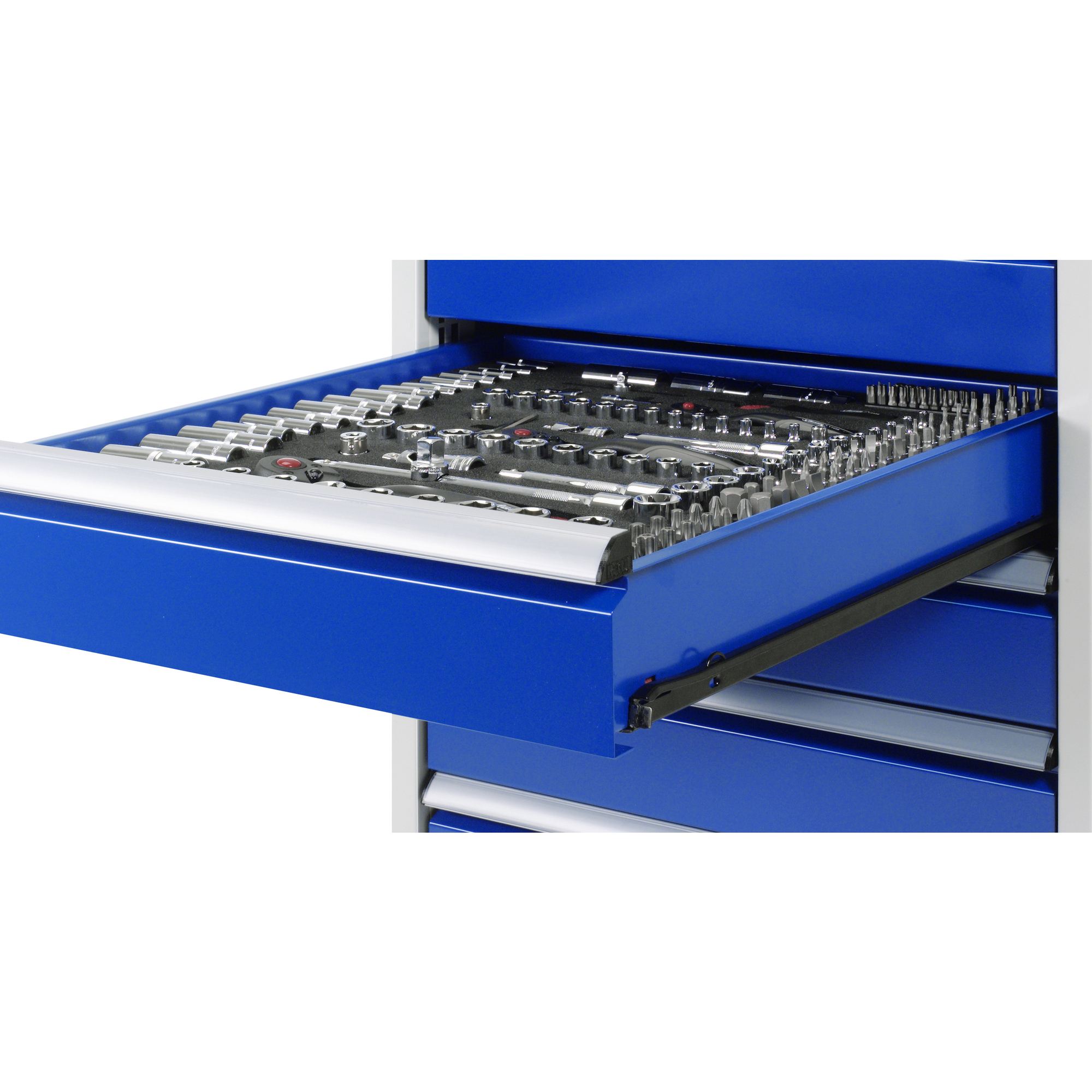RAU Werkbank 7000 2.500 x 890 x 900 mm (B x H x T) enzianblau lichtgrau