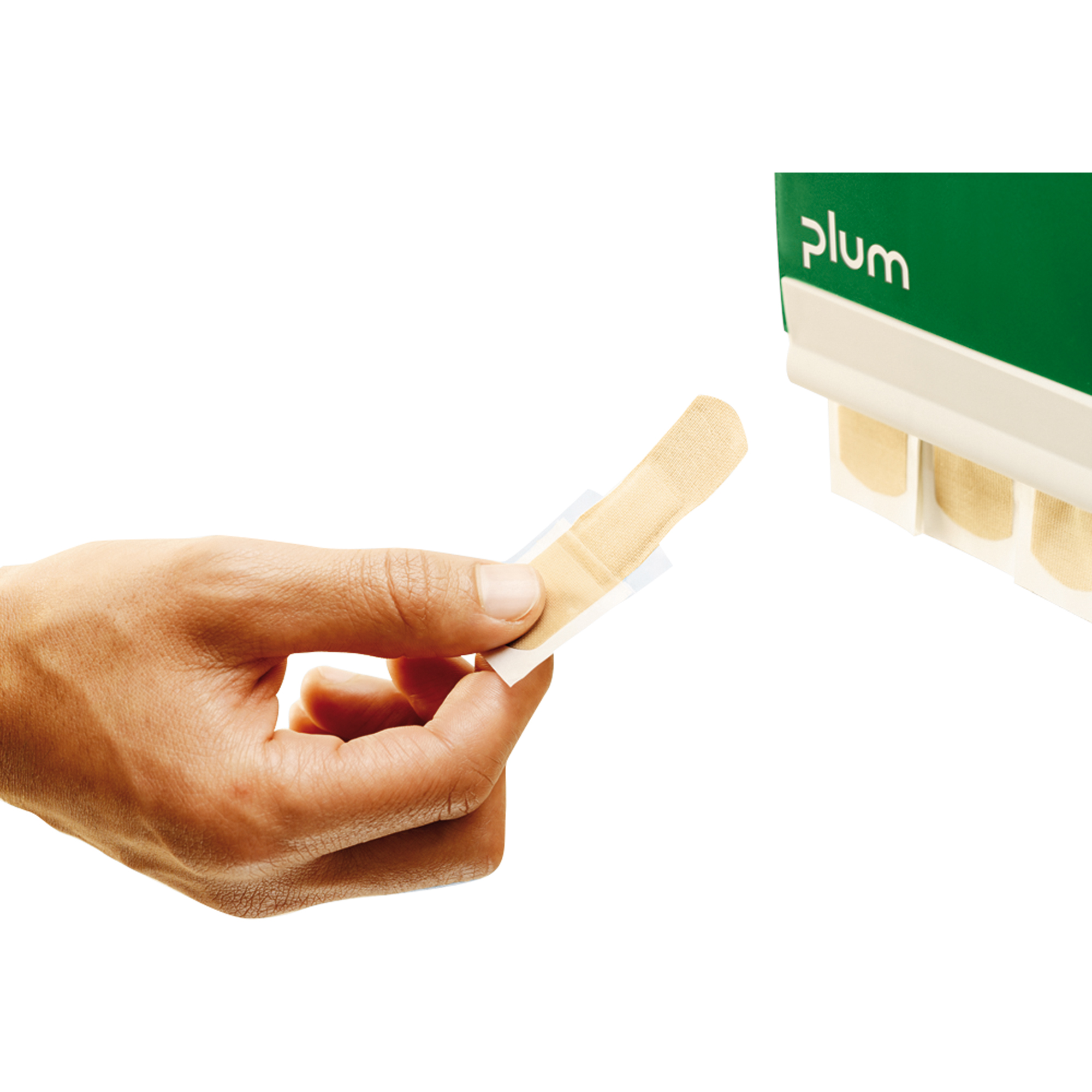 QuickFix Pflasterspender QuickFix Elastic 13,5 x 23 x 3 cm (B x H x T) gefüllt Kunststoff grün