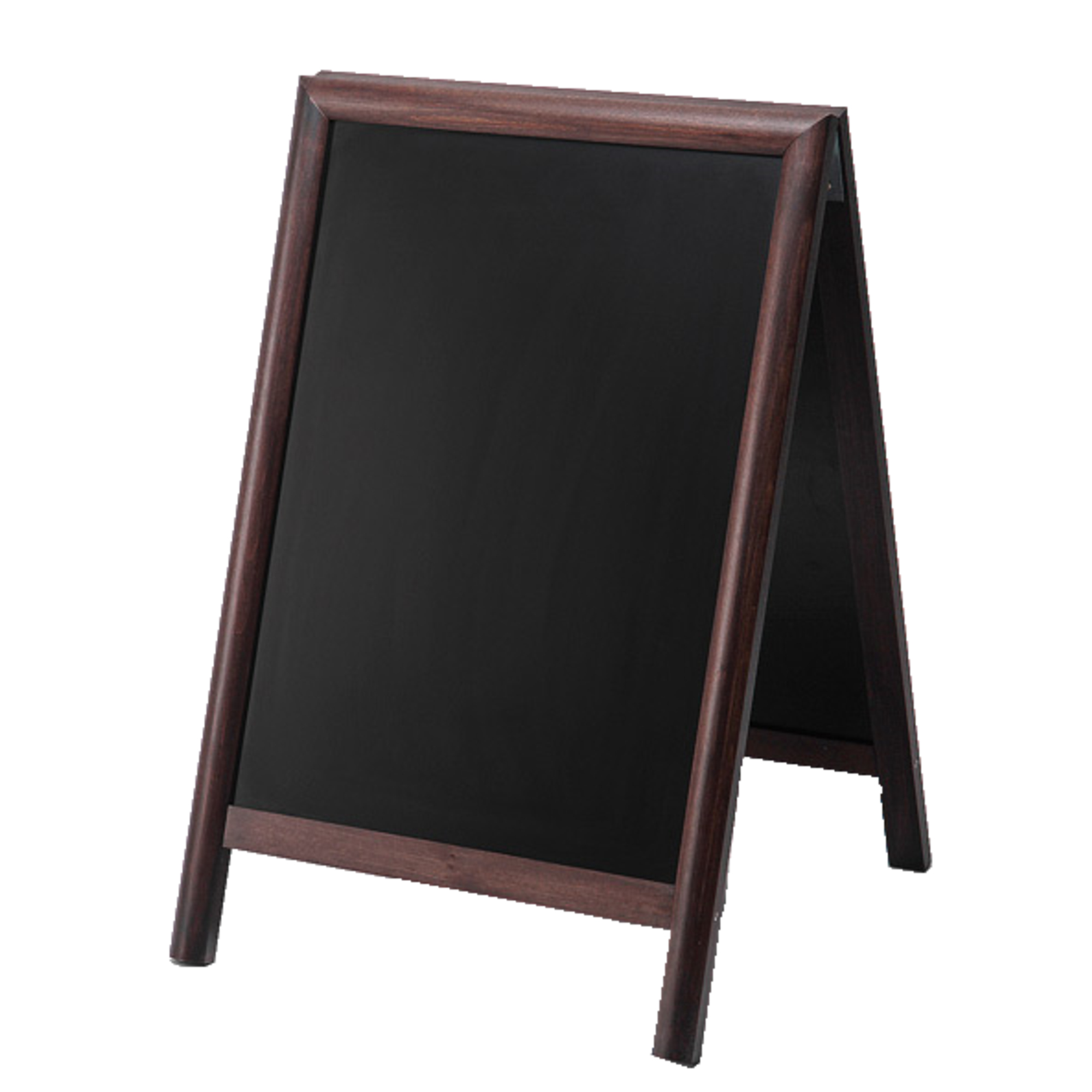 Showdown® Displays Kundenstopper 55 x 81,5 x 56,7 cm (B x H x T) Hartholz dunkelbraun