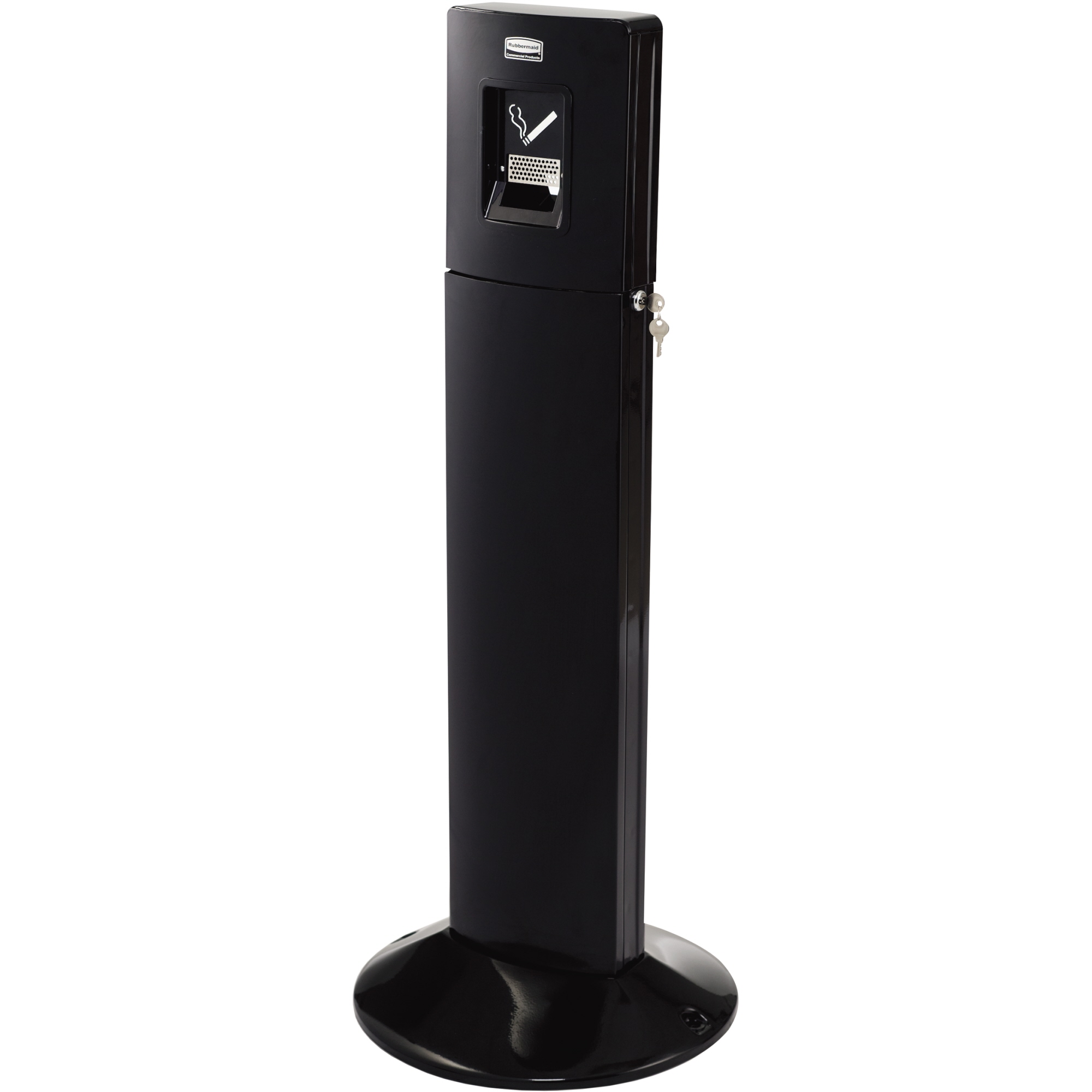 Rubbermaid Standascher Metropolitan 22 x 107 x 46 cm (B x H x T) Metall schwarz