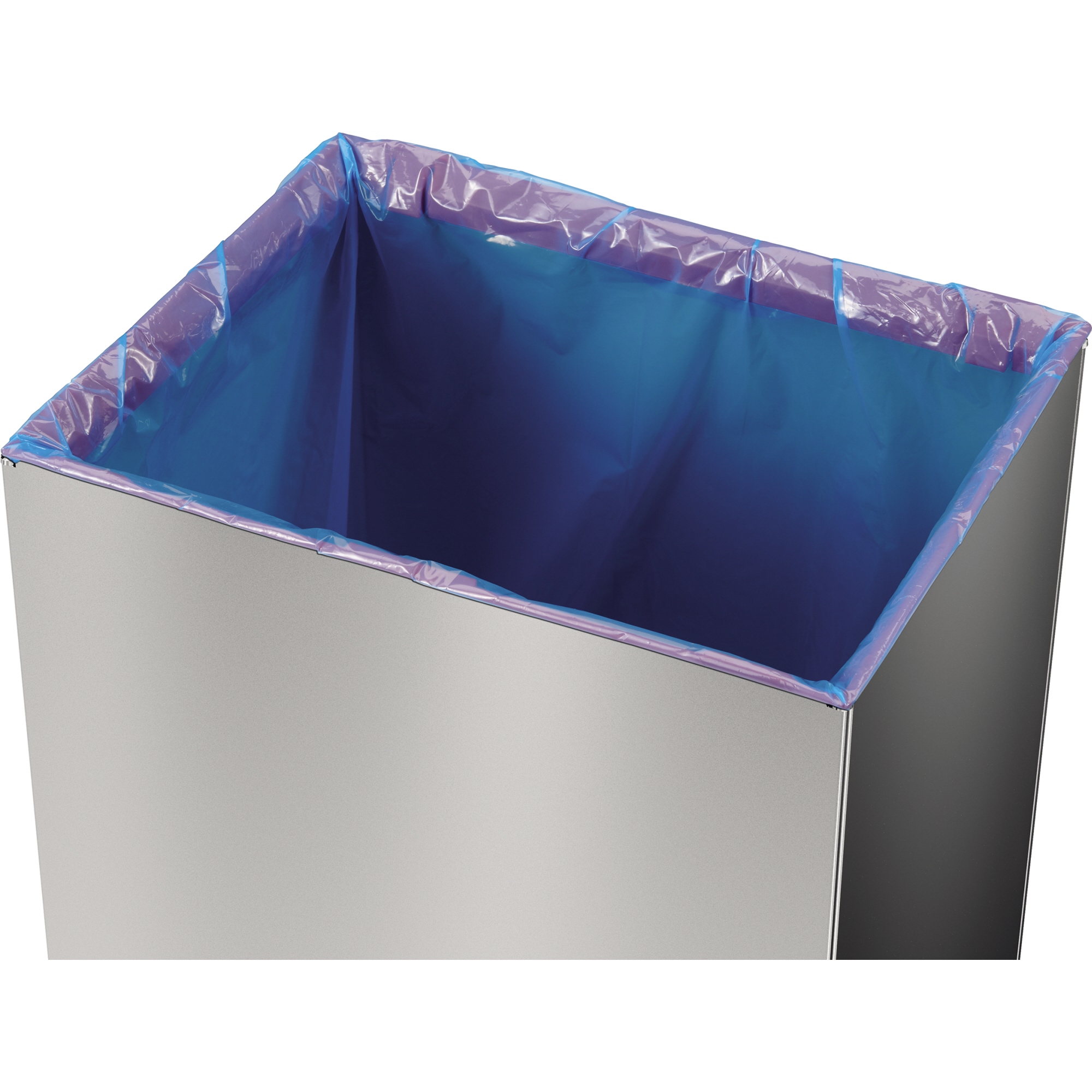 Hailo Abfalleimer Big-Box Swing XL 52l Edelstahl edelstahl 1 Sortierfach