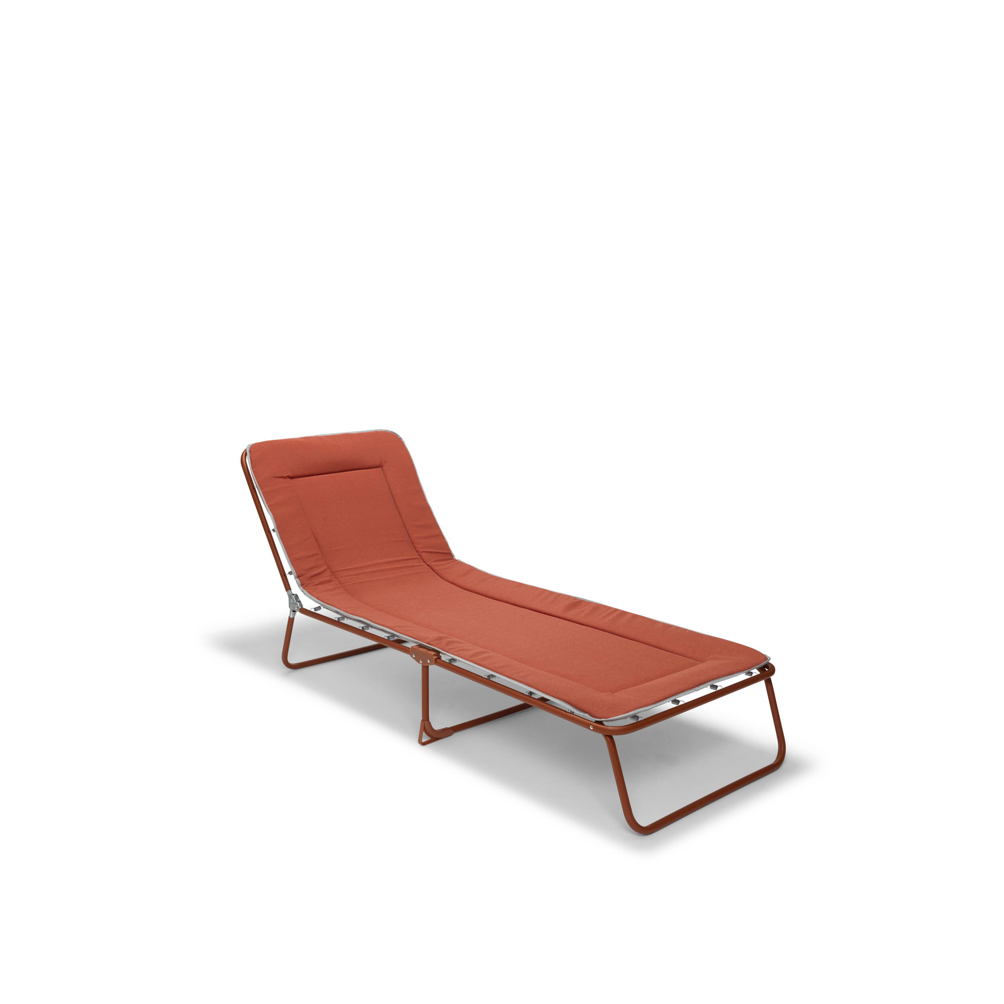 BEST Campingliege Chiemsee 60 x 23 x 180 cm (B x H x T) max. Gewicht des Nutzers: 120kg Polycotton terrakotta