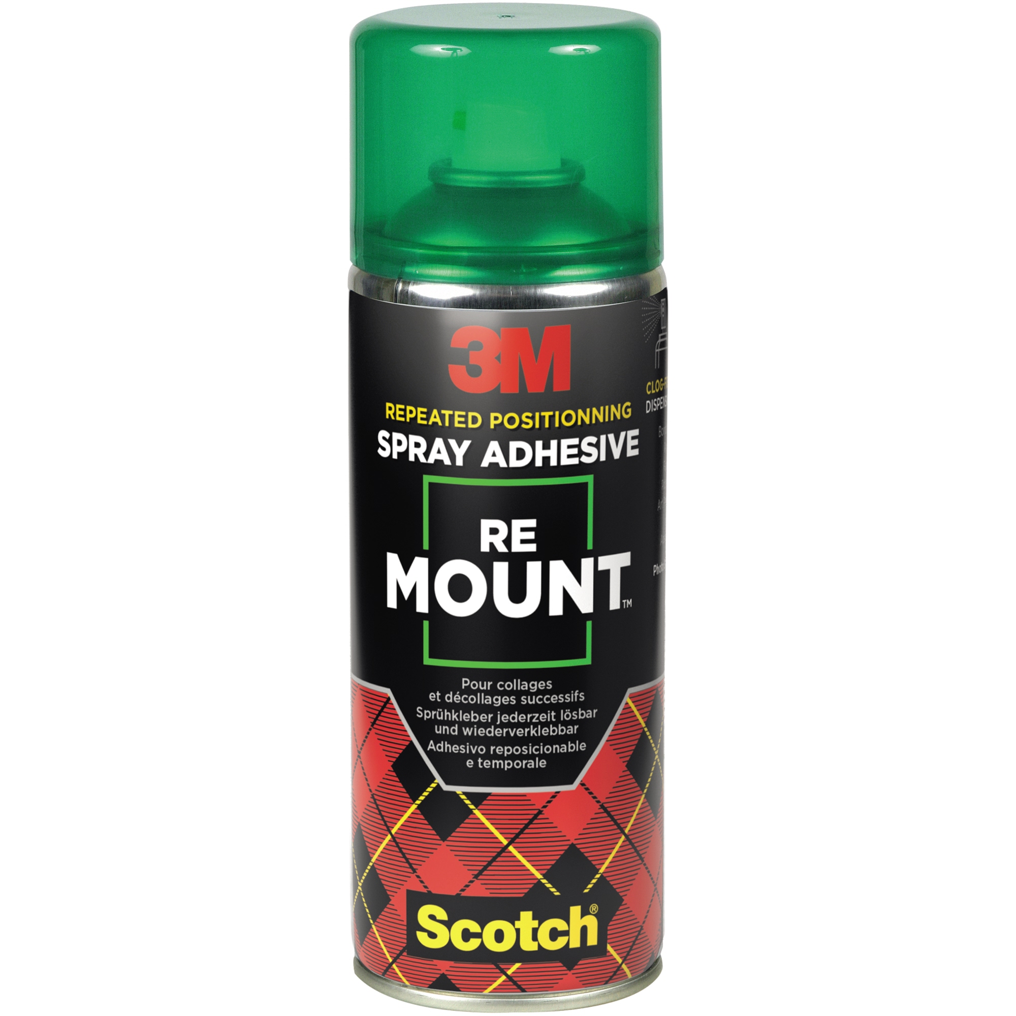 Scotch® Sprühkleber Re Mount™ mit Lösungsmittel wieder ablösbar 400ml