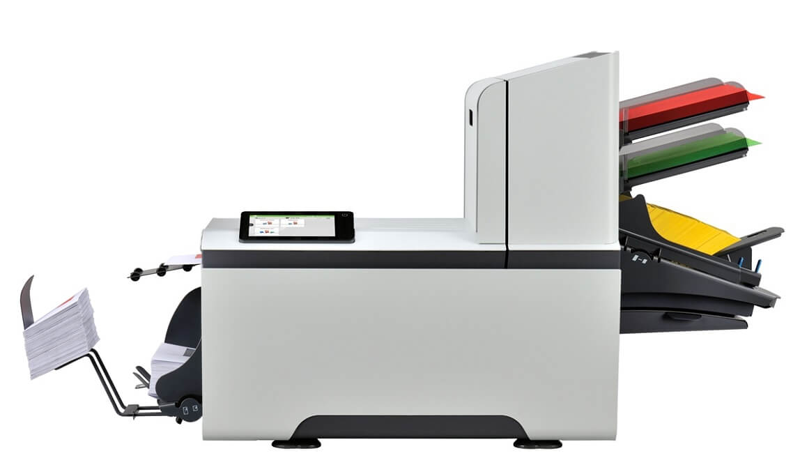 Quadient DS-77iQ Kuvertiermaschine, Neopost, Hochleistungs-Kuvertiermaschine