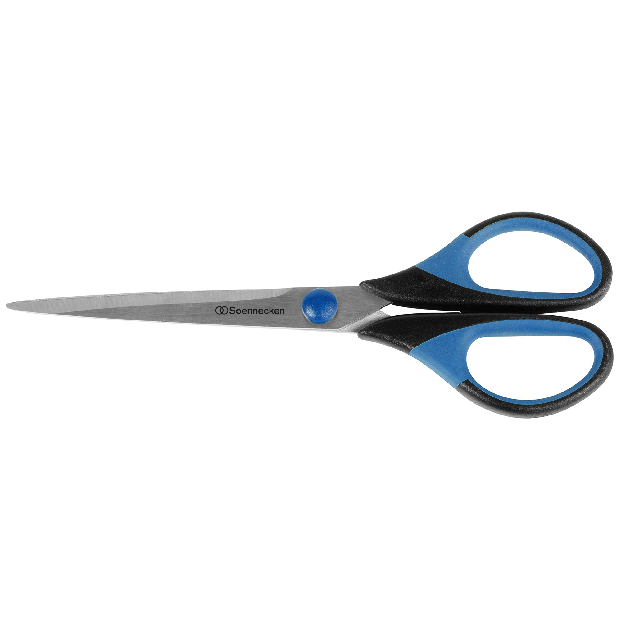 Soennecken Universalschere 175mm Rechtshänder Edelstahl blau/schwarz