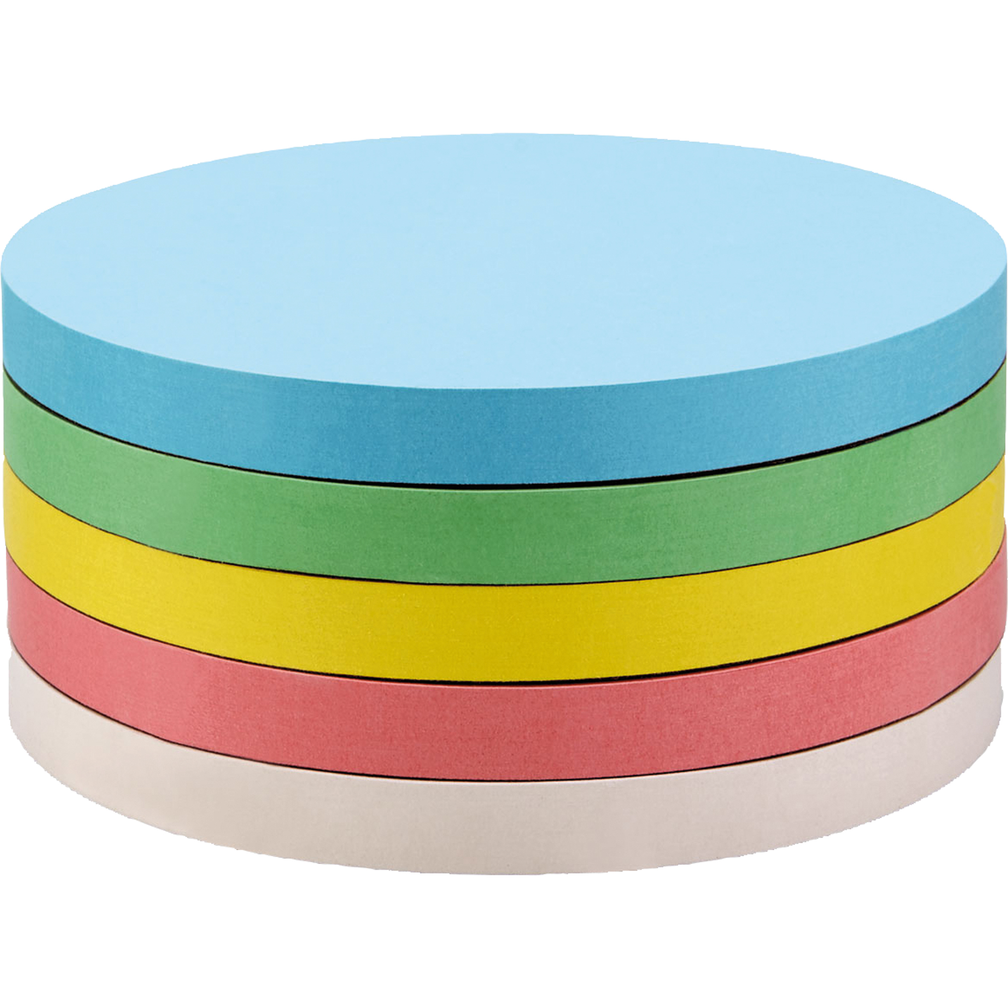 magnetoplan® Moderationskarte 10cm 130g/m² Offsetpapier farbig sortiert 250 St./Pack.