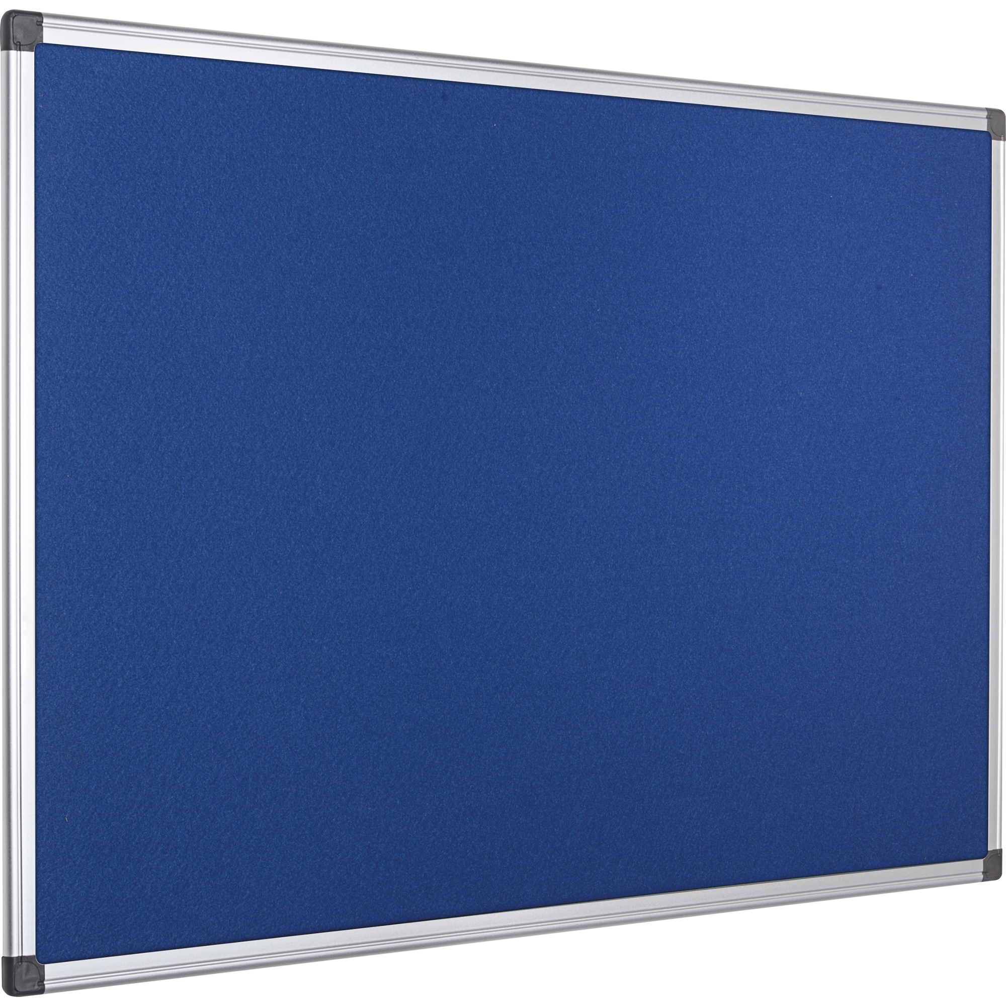 Bi-office Pinnwand Maya 60 x 45 cm (B x H) Maße der Oberfläche: 56 x 41 cm (B x H) Filz Material des Rahmens: Aluminium blau