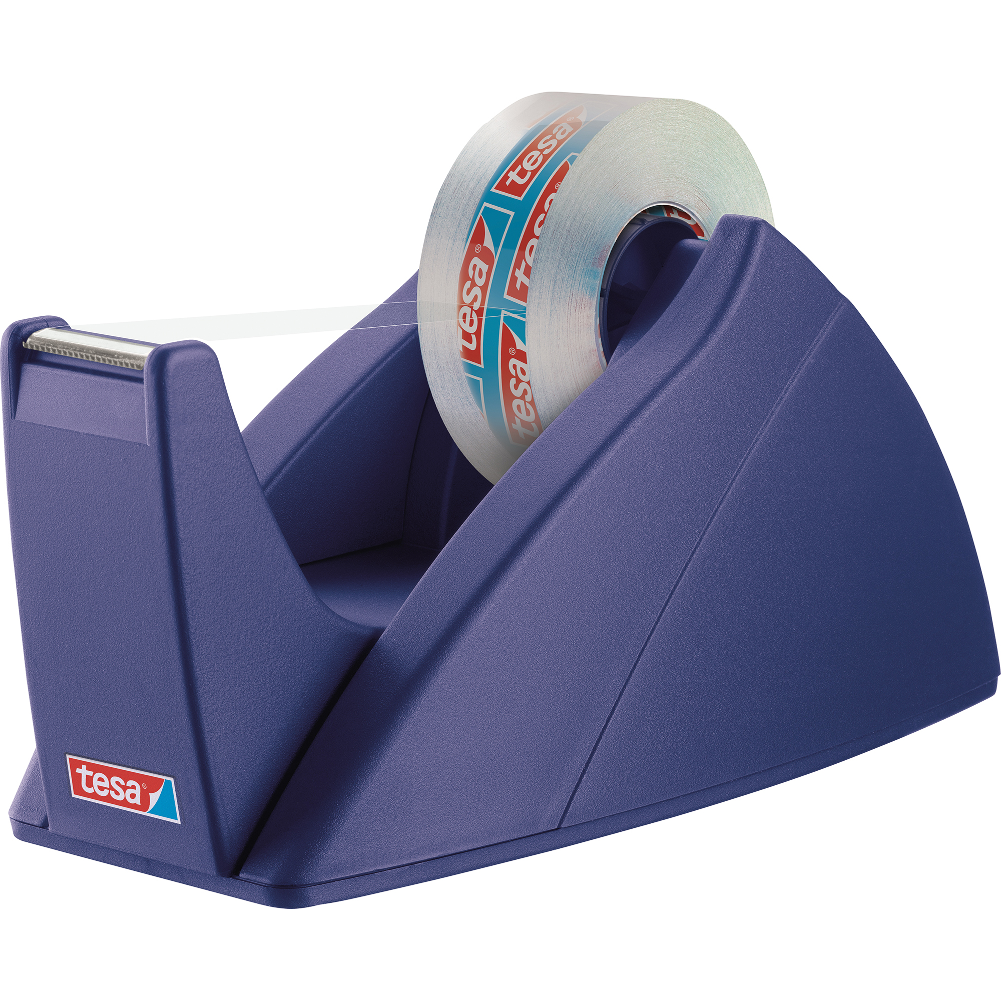 tesa® Tischabroller Easy Cut® 19 mm x 33 m (B x L) royalblau