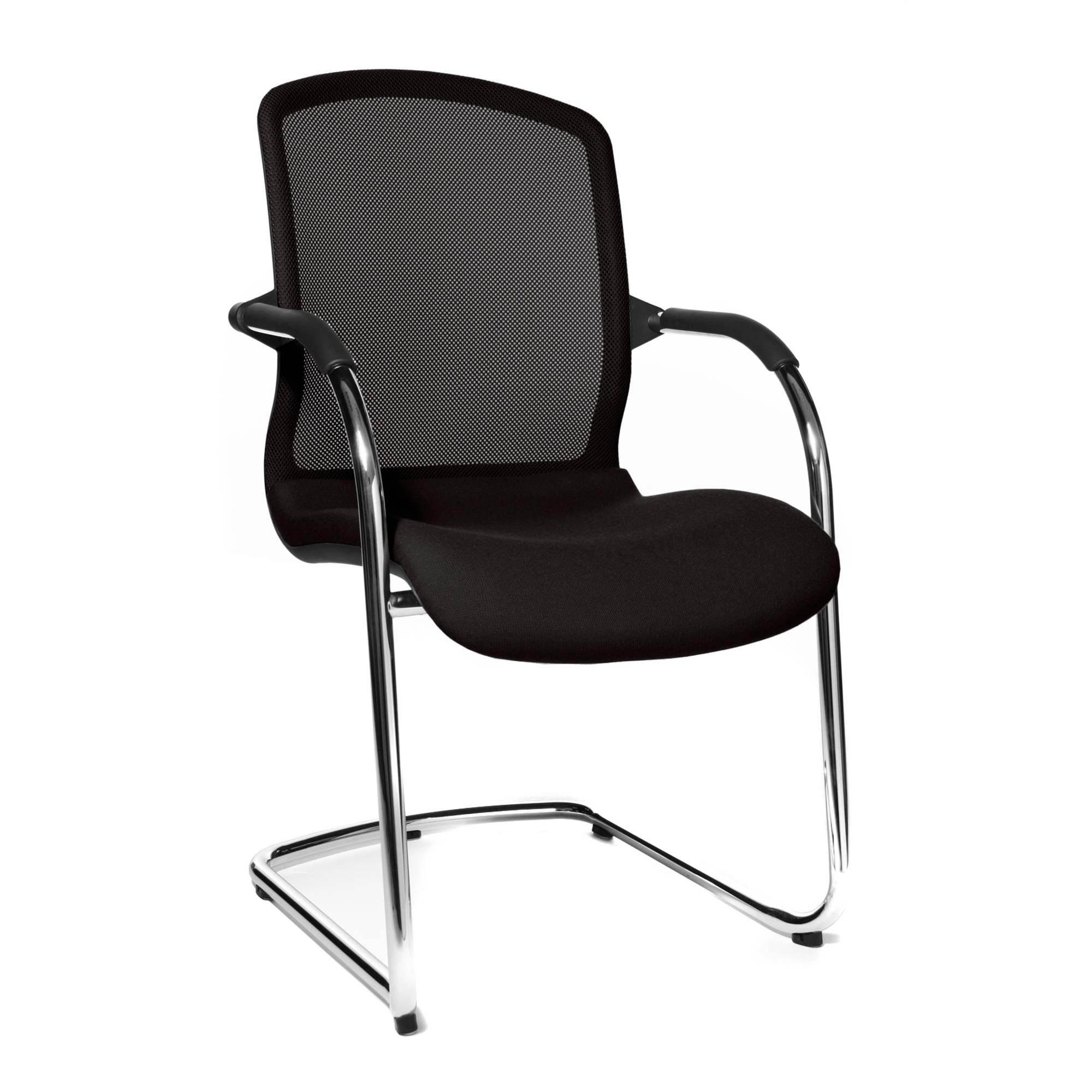 TOPSTAR Besucherstuhl Open Chair 100 110kg 100 % Trevira CS schwarz
