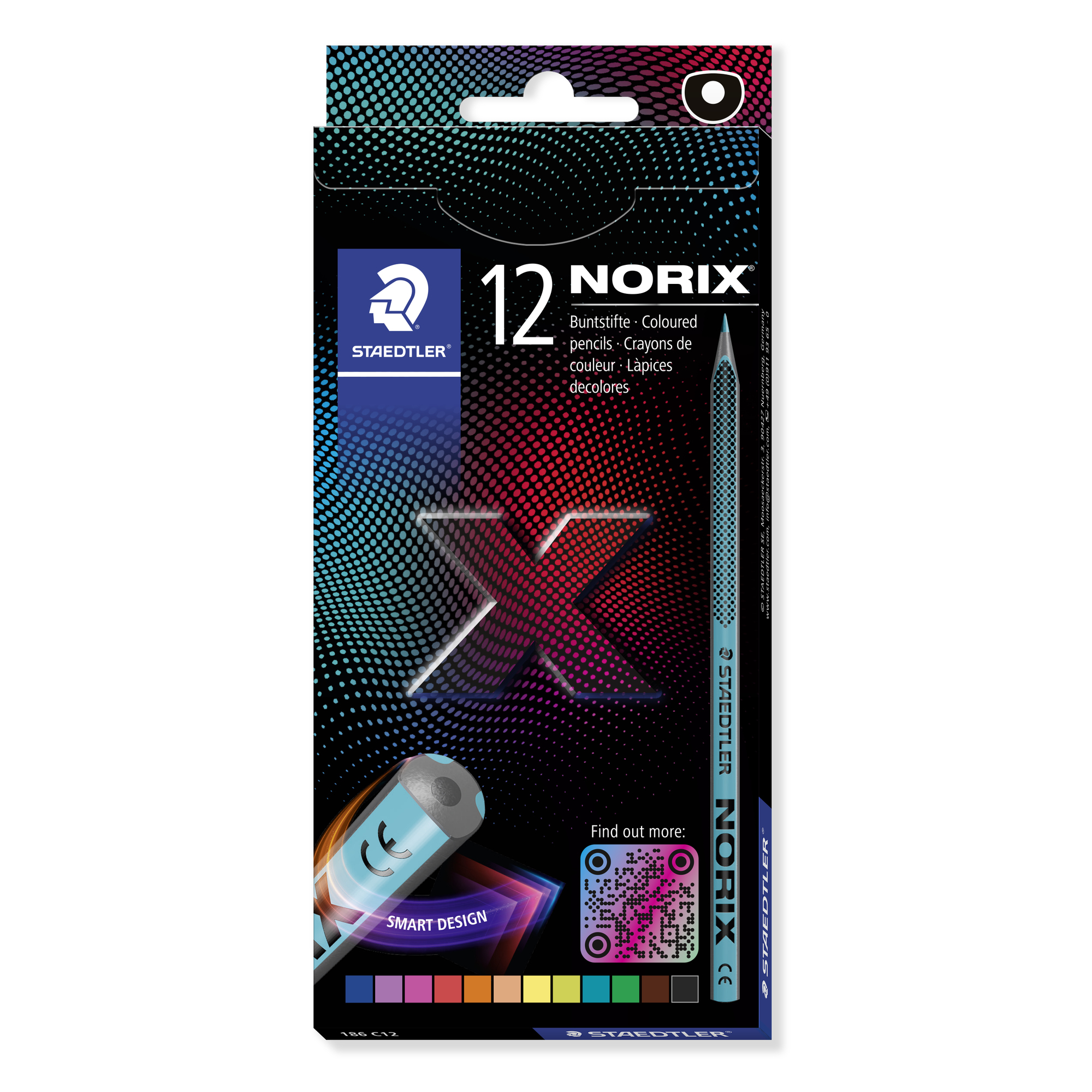 STAEDTLER® Buntstift NORIX farbig sortiert 12 St./Pack.