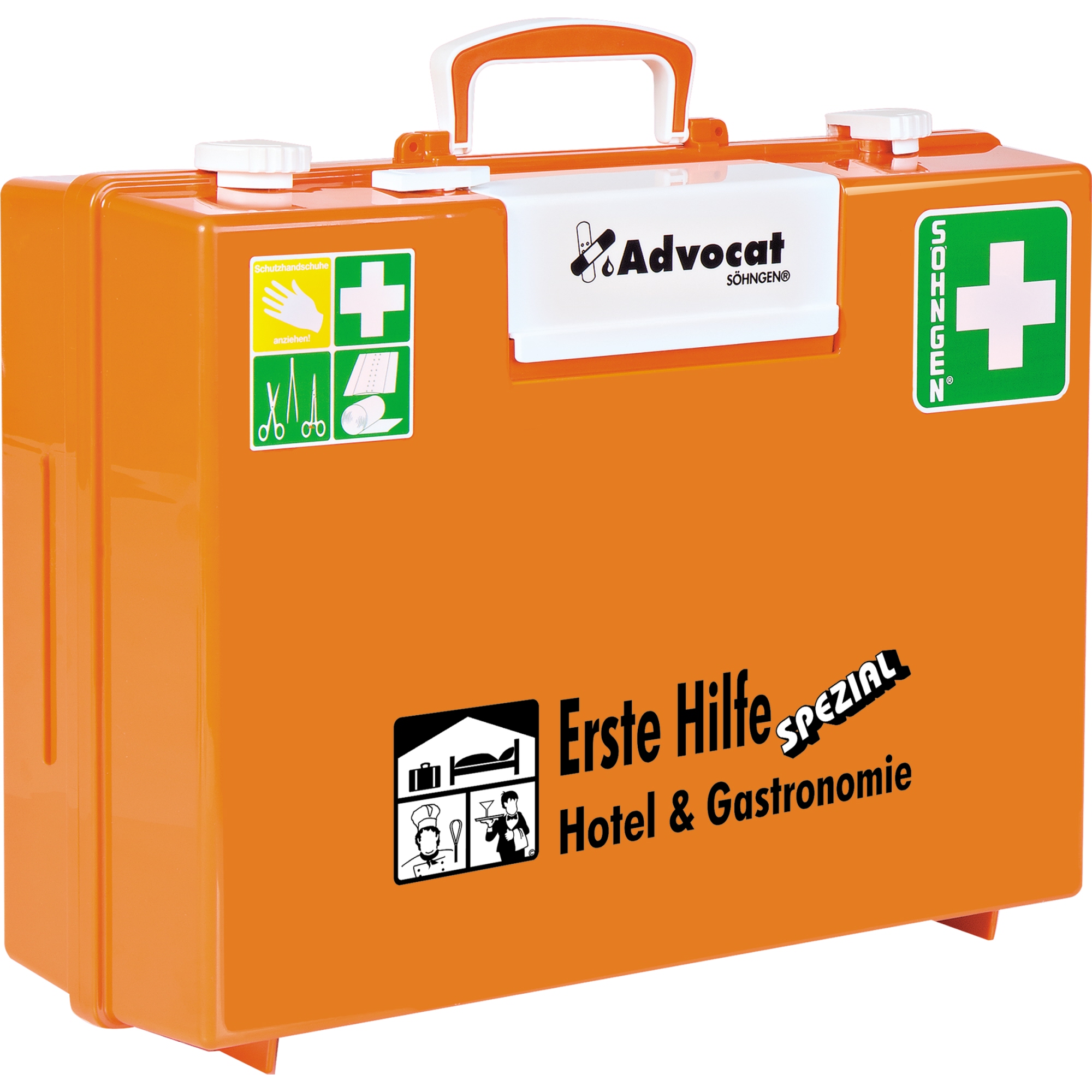 SÖHNGEN® Erste Hilfe Koffer Advocat ca. 40 x 30 x 15 cm (B x H x T) DIN 13157 orange