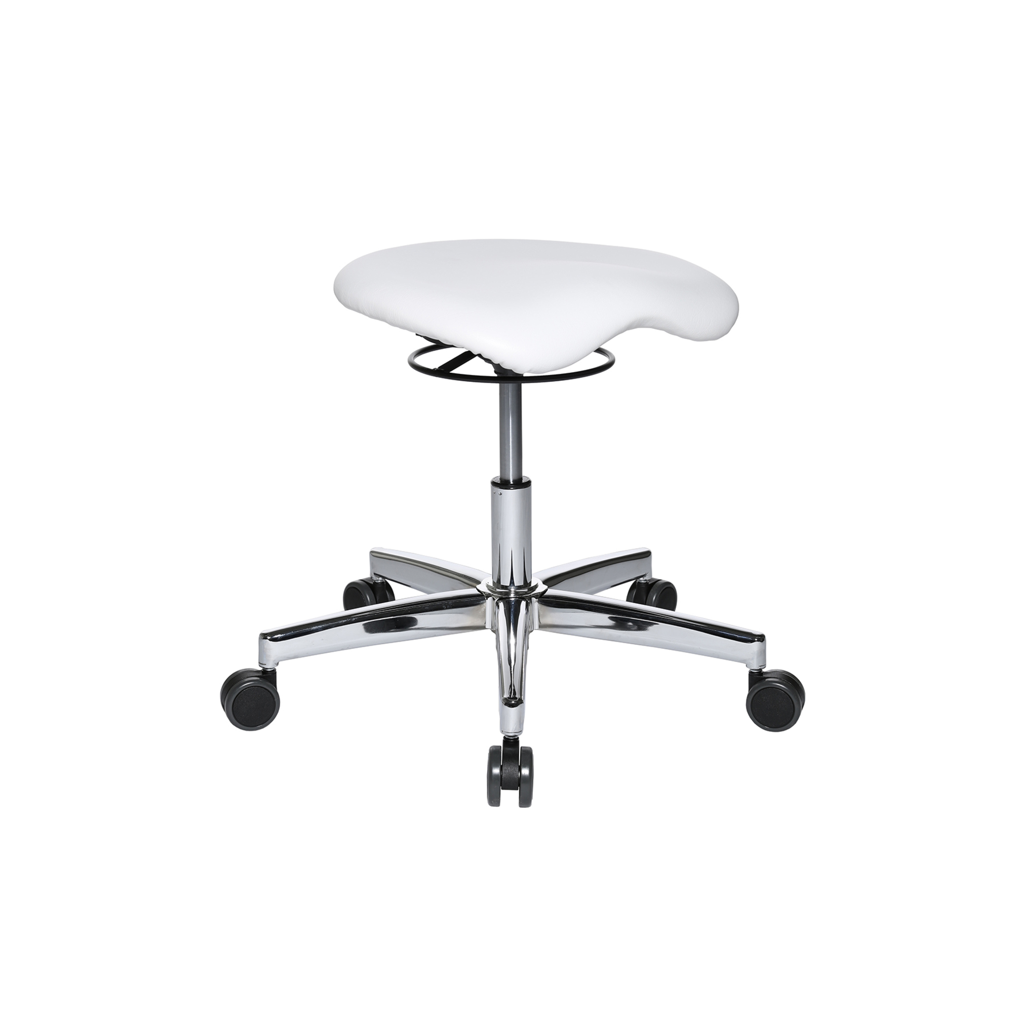 TOPSTAR Sitzhocker Medical 30 Sitness weiß Farbe des Fußkreuzes: alusilber