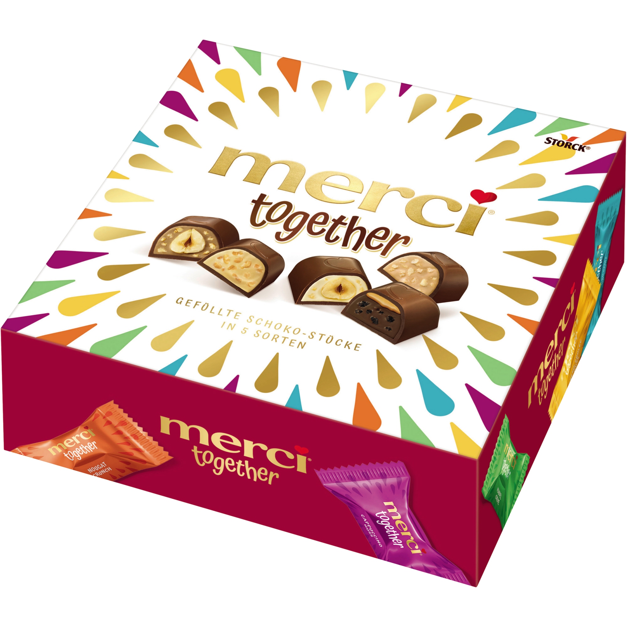 merci together Pralinen 175 g/Pack.