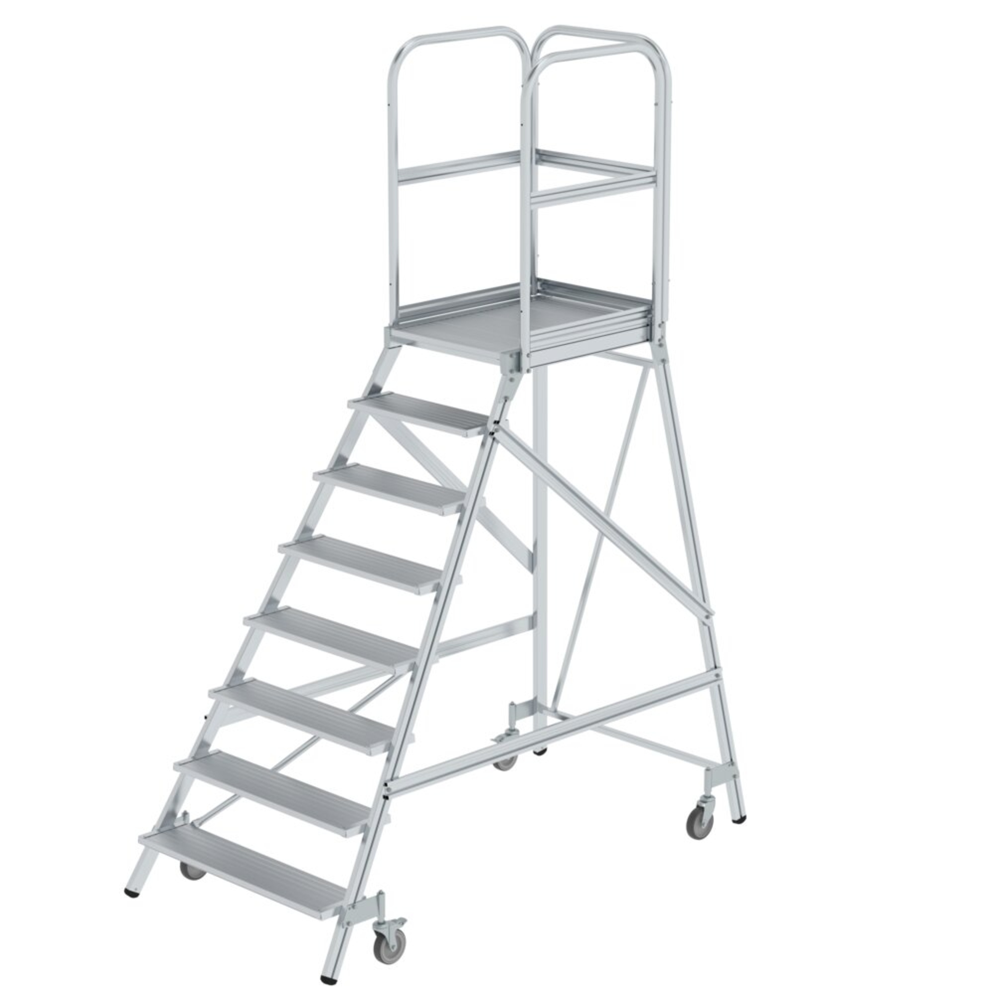 MUNK Podestleiter 3,9m Aluminium