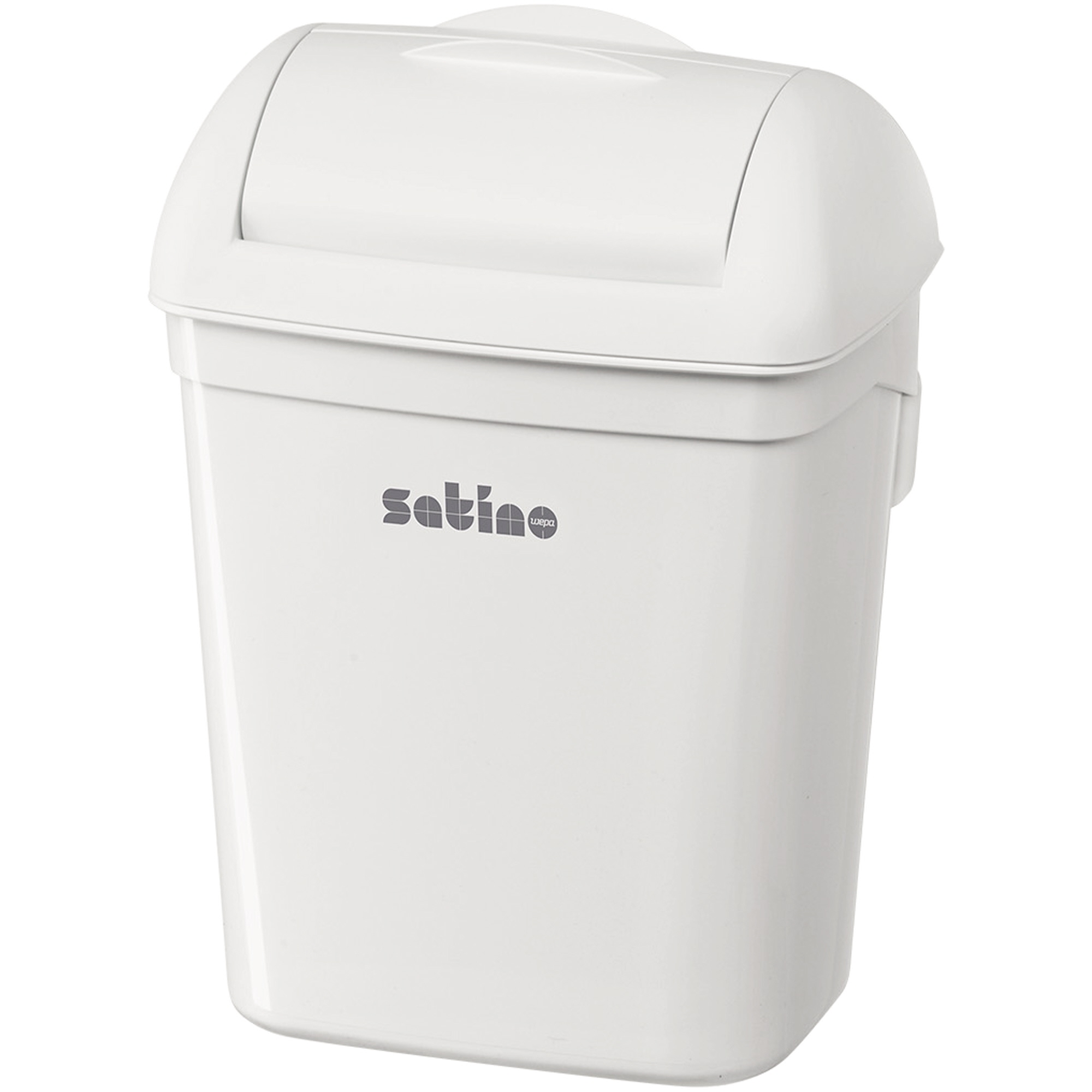 Satino by WEPA Abfalleimer Hygiene mini 8l Kunststoff weiß 1 Sortierfach