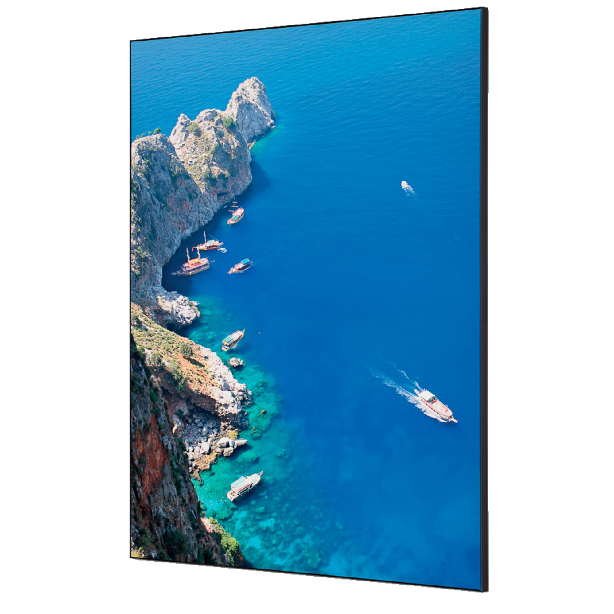 Showdown® Displays Dekobild Meeresfelsen 84,1 x 59,4 cm (B x H) Holz