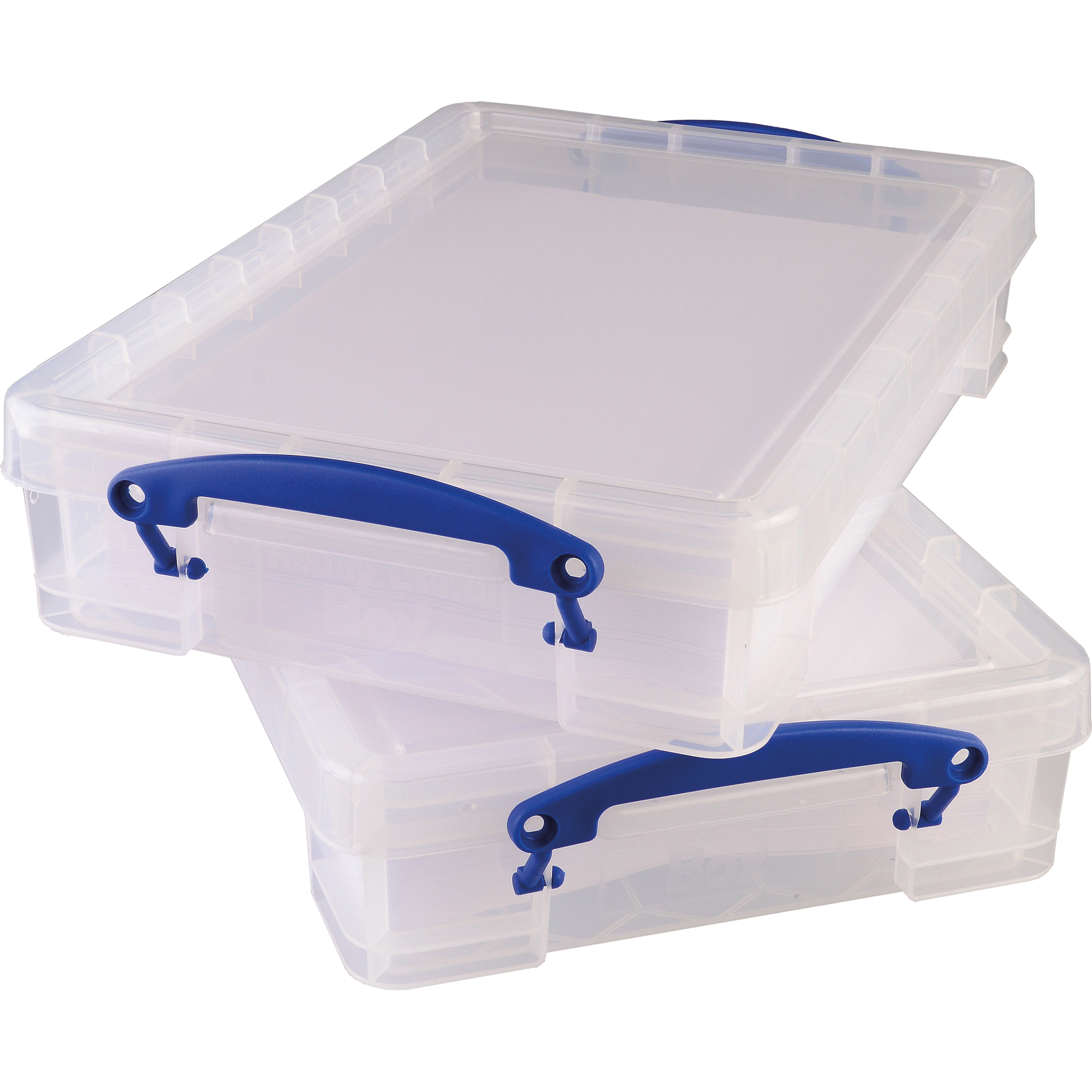 Really Useful Box Aufbewahrungsbox 39,5 x 8,8 x 25,5 cm (B x H x T) DIN A4 4l Polypropylen transparent
