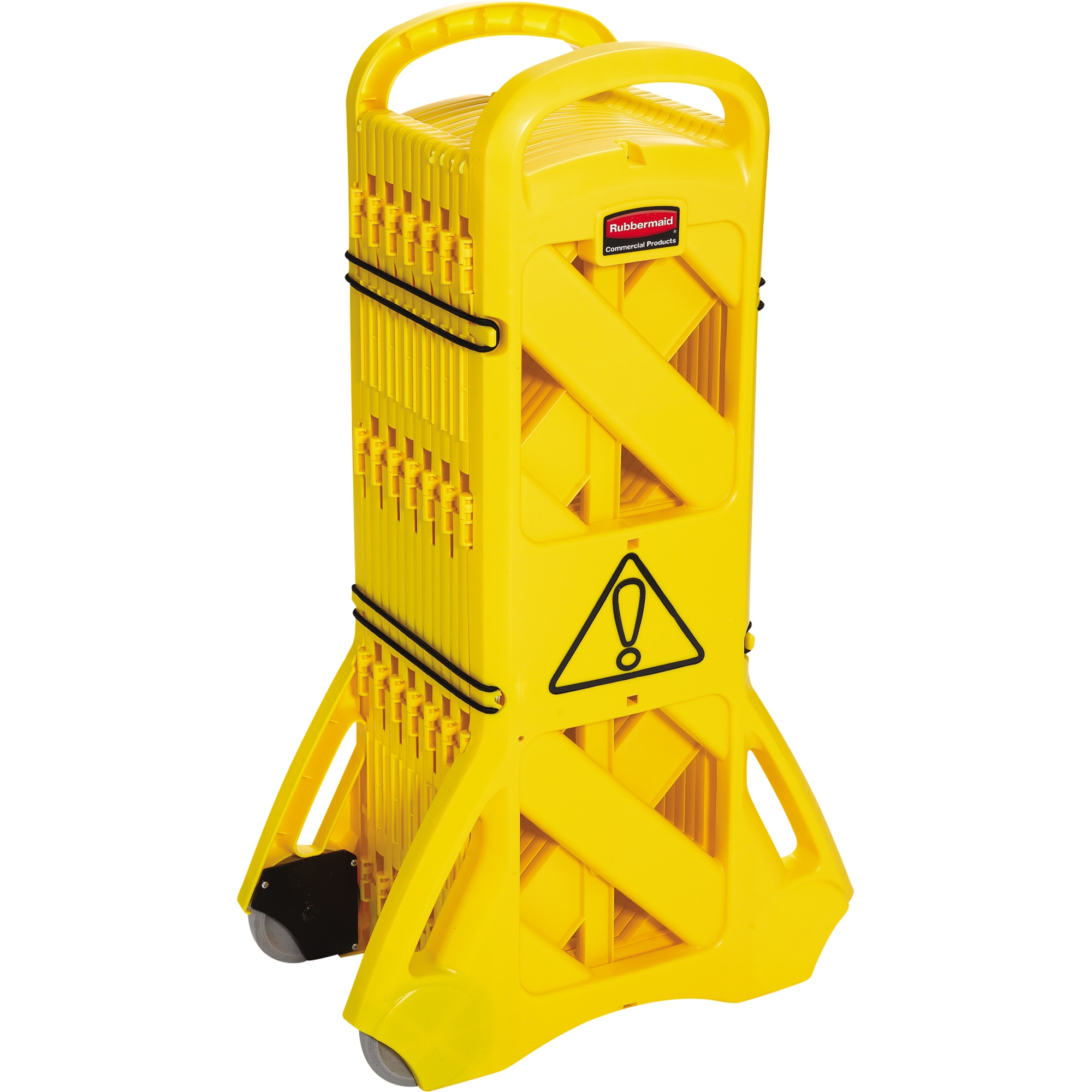 Rubbermaid Absperrsystem Innenbereich 59,69 x 33,02 x 101,6 cm (B x H x T) faltbar Polyethylen gelb