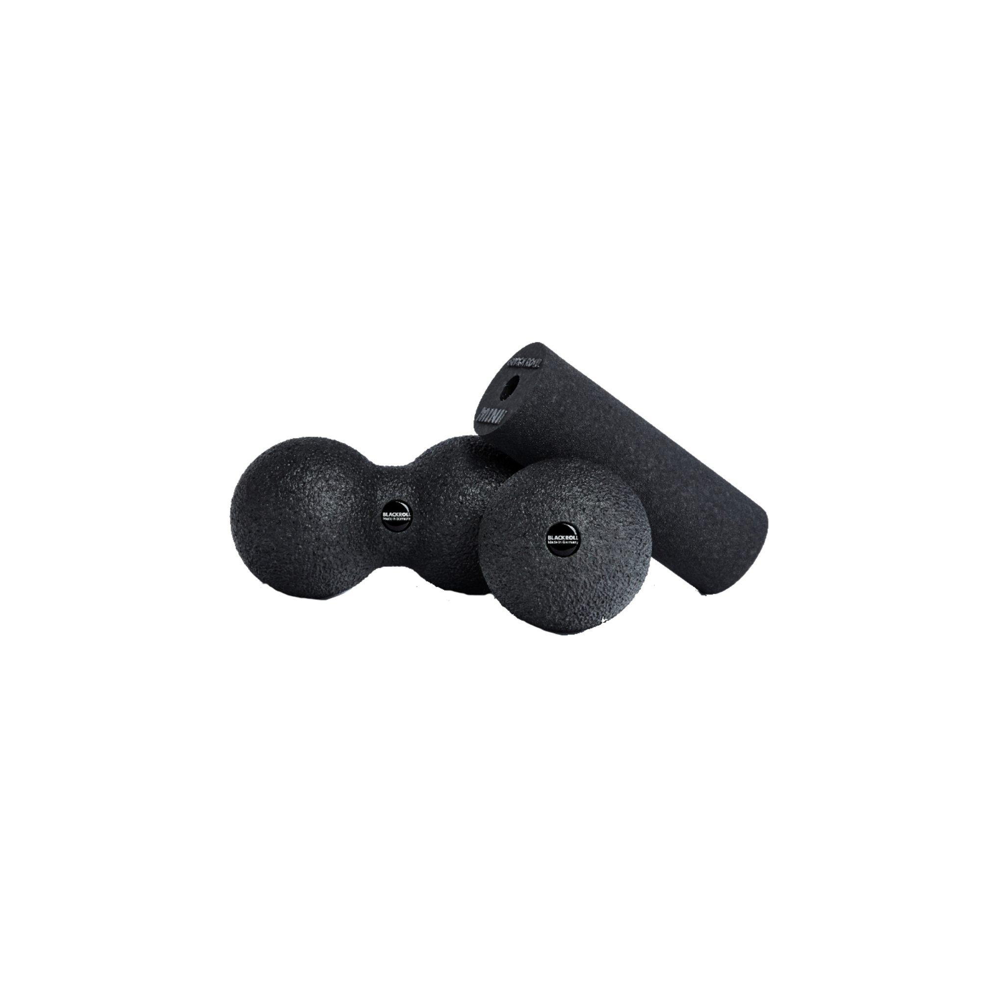 BLACKROLL Faszienrolle BLACKBOX MINI 14,2 x 8,8 x 30 cm (B x H x T) 18g inkl. 1 x BLACKROLL® BALL 08, 1 x BLACKROLL® DUOBALL 08 expandiertes Polypropylen schwarz