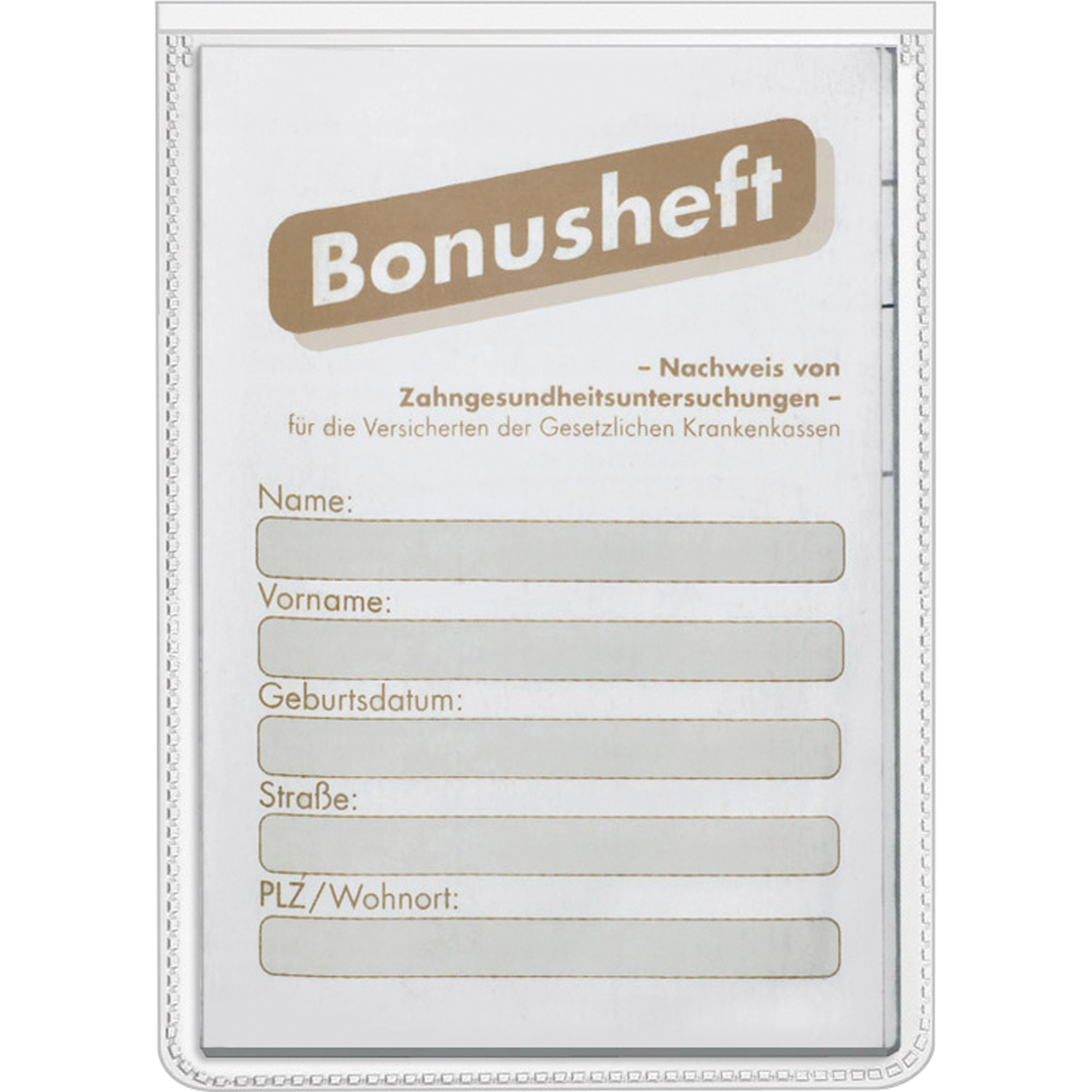 Veloflex Ausweishülle DIN A7 Polypropylen glasklar
