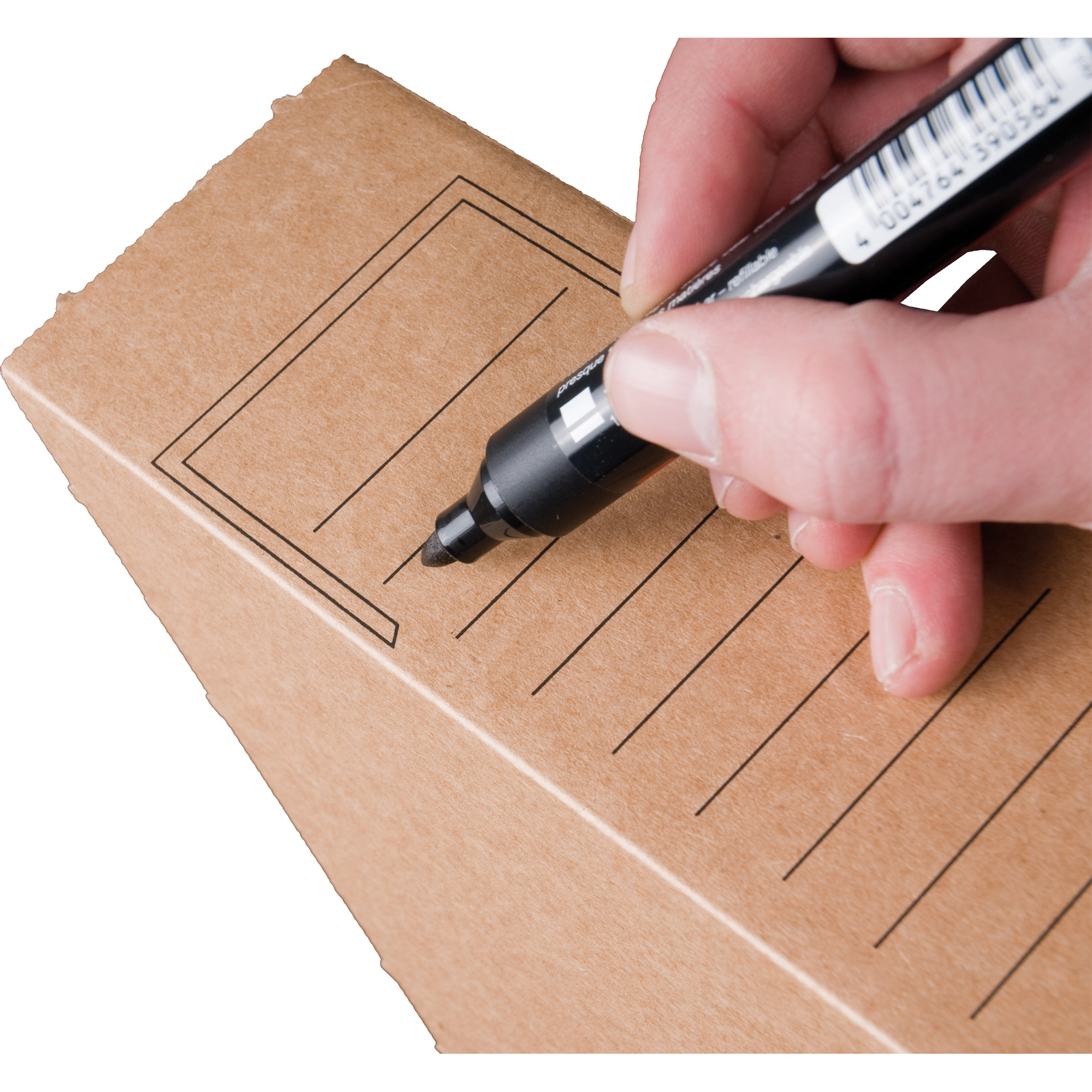smartboxpro Archivbox 12 x 27,5 x 33,4 cm (B x H x T) DIN A4 mit Archivdruck Wellpappe braun 10 St./Pack.