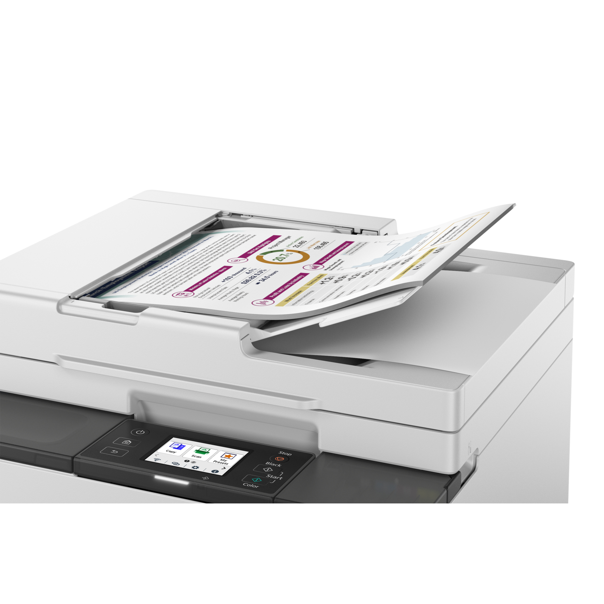 Canon Multifunktionsgerät MAXIFY GX2050 4:1 DIN A4 mit Farbdruck 37,4 x 22,5 x 38 cm (B x H x T)